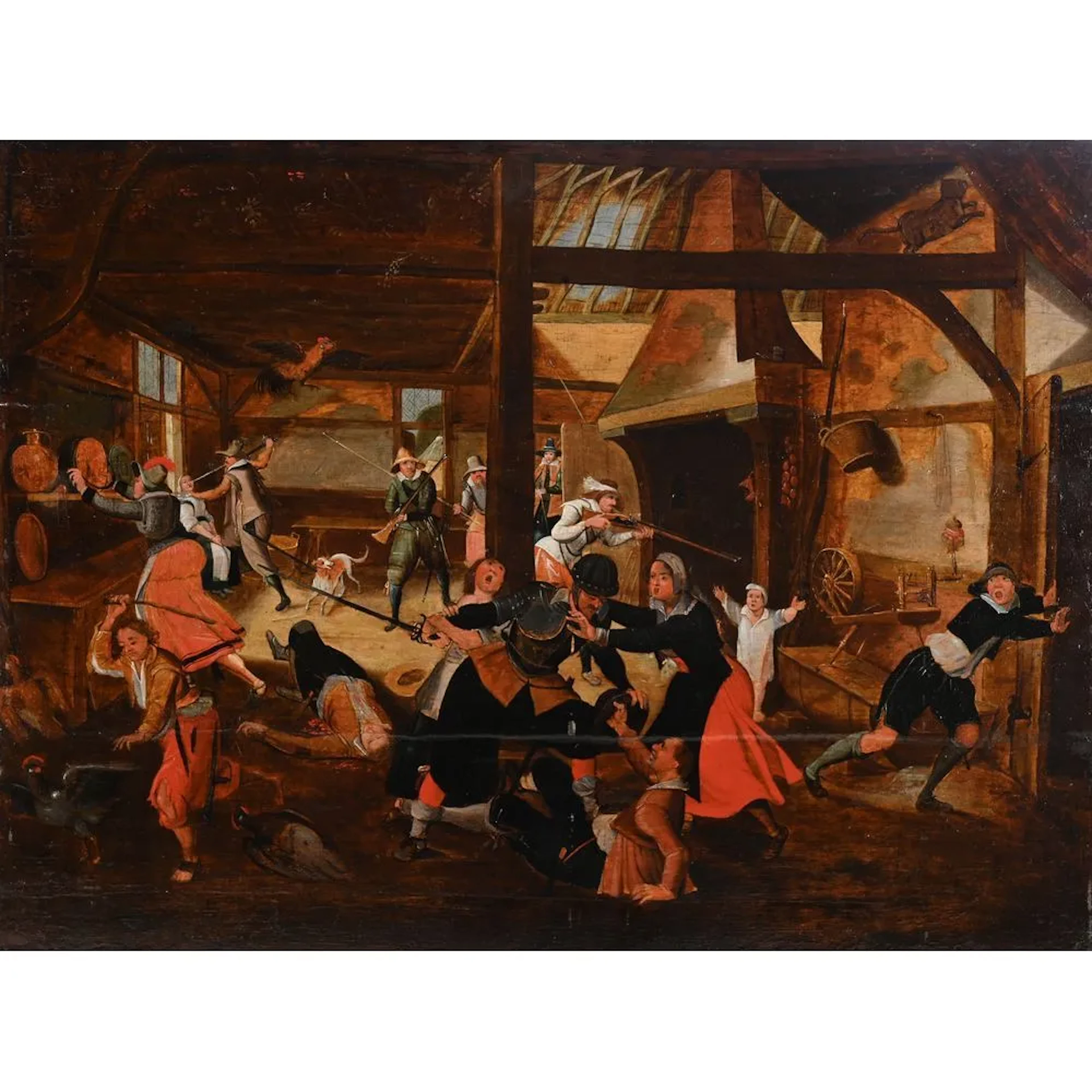 NORTHERN SCHOOL, late 16th–early 17th century. “The Massacre by the