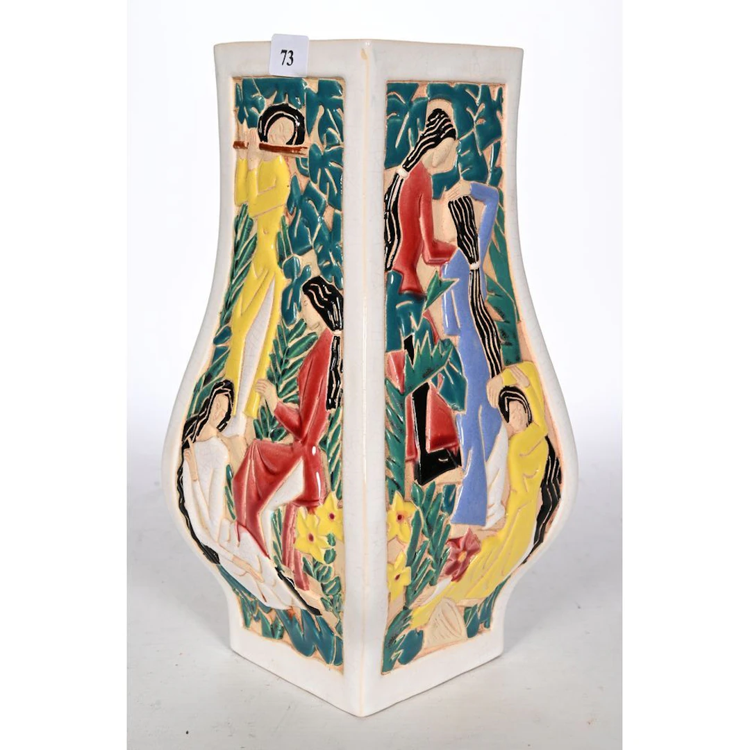 NGUYEN Thanh Lê. (1919–2003). (Bien Hoa Workshop, Vietnam). Four-sided