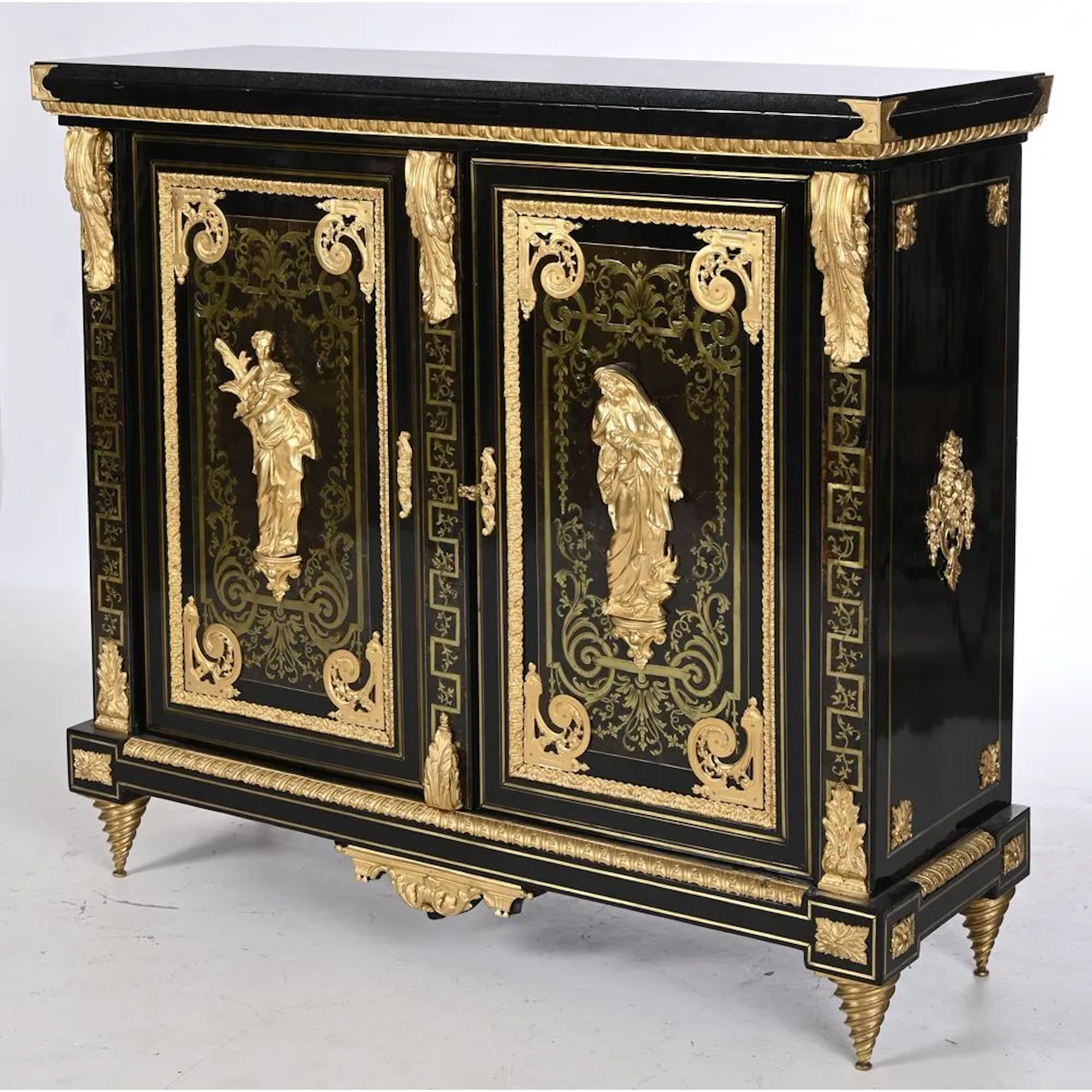 YOUNG BEFORT. A BEAUTIFUL NAPOLEON III-STYLE COFFEE TABLE IN THE LOUIS