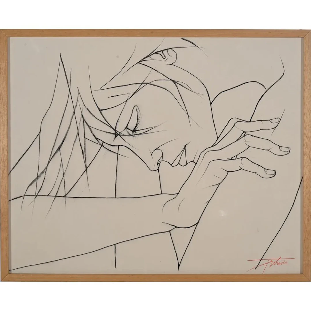 TREMOIS, Pierre Yves. (1921–2020). “Lorraine No. 6.” Conté pencil