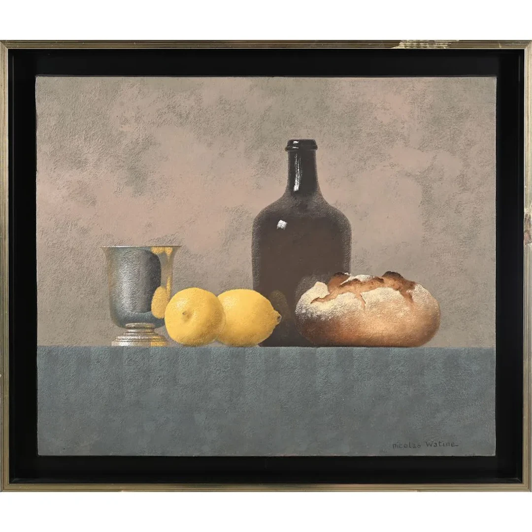 WATINE, Nicolas. (1946). “Still Life with Lemons.” Oil on canvas