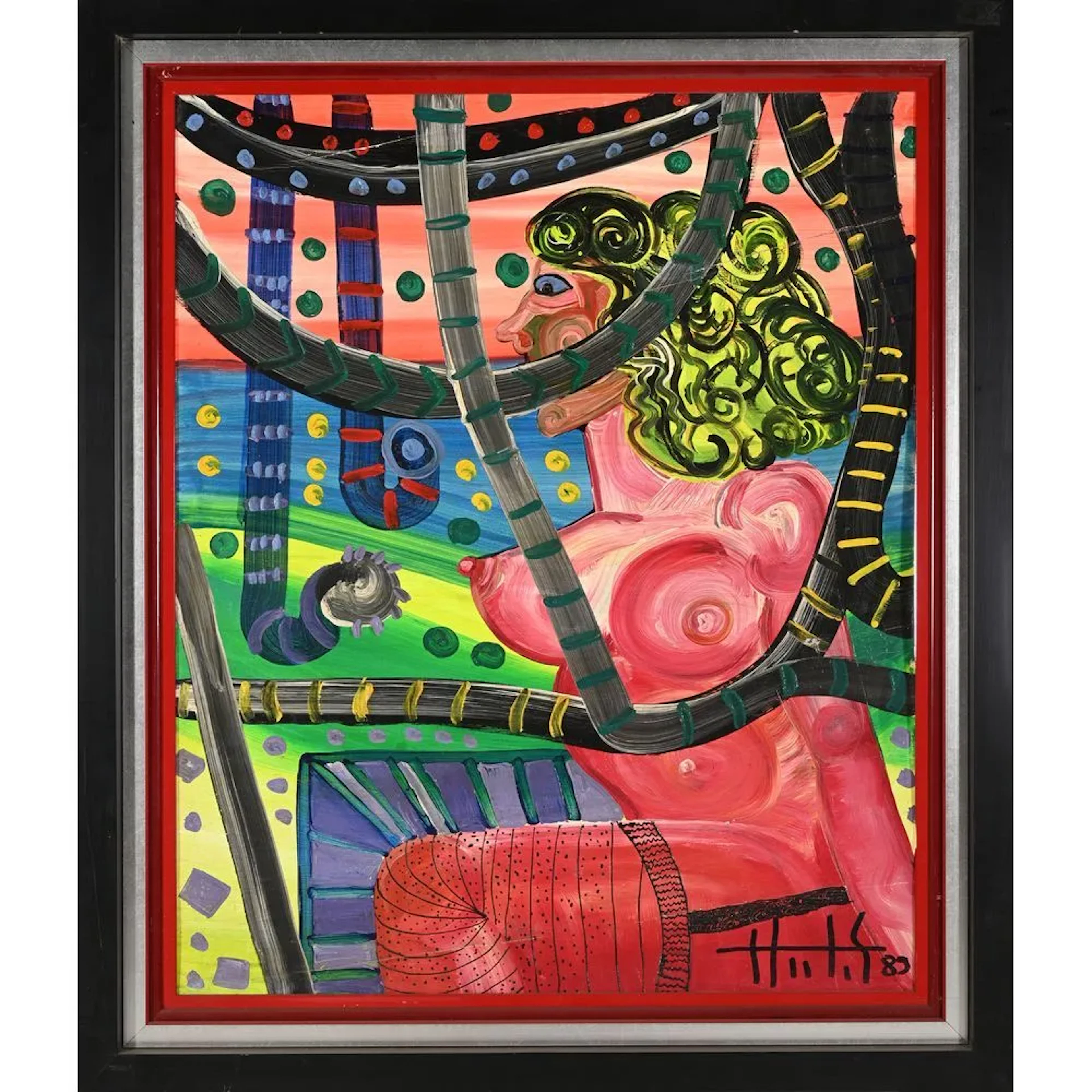 JUDIKAEL (Pierre JUHEL, known as) (1937–2020). “In the Bush.” Mixed