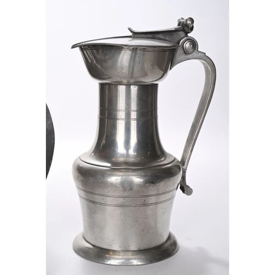 BORDEAUX, Etienne SOULIGNAC. Baluster-shaped pitcher accented with