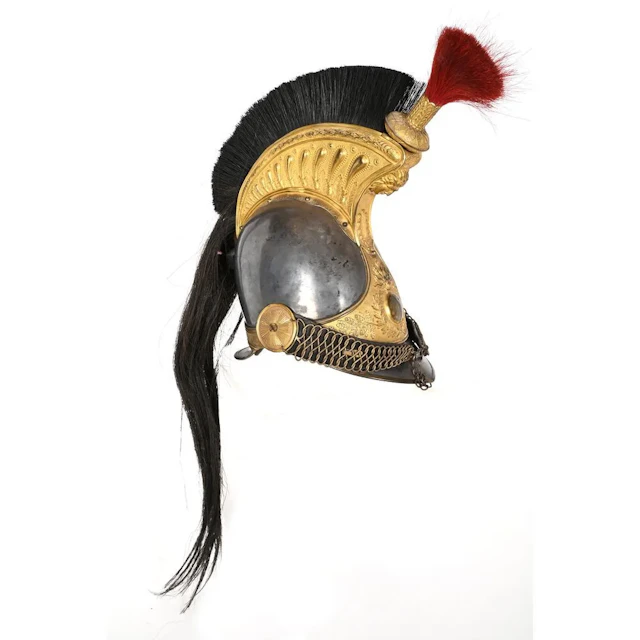 CUIRASSIER OFFICER’S HELMET, Model 1825, modified in 1830. July Monarchy.