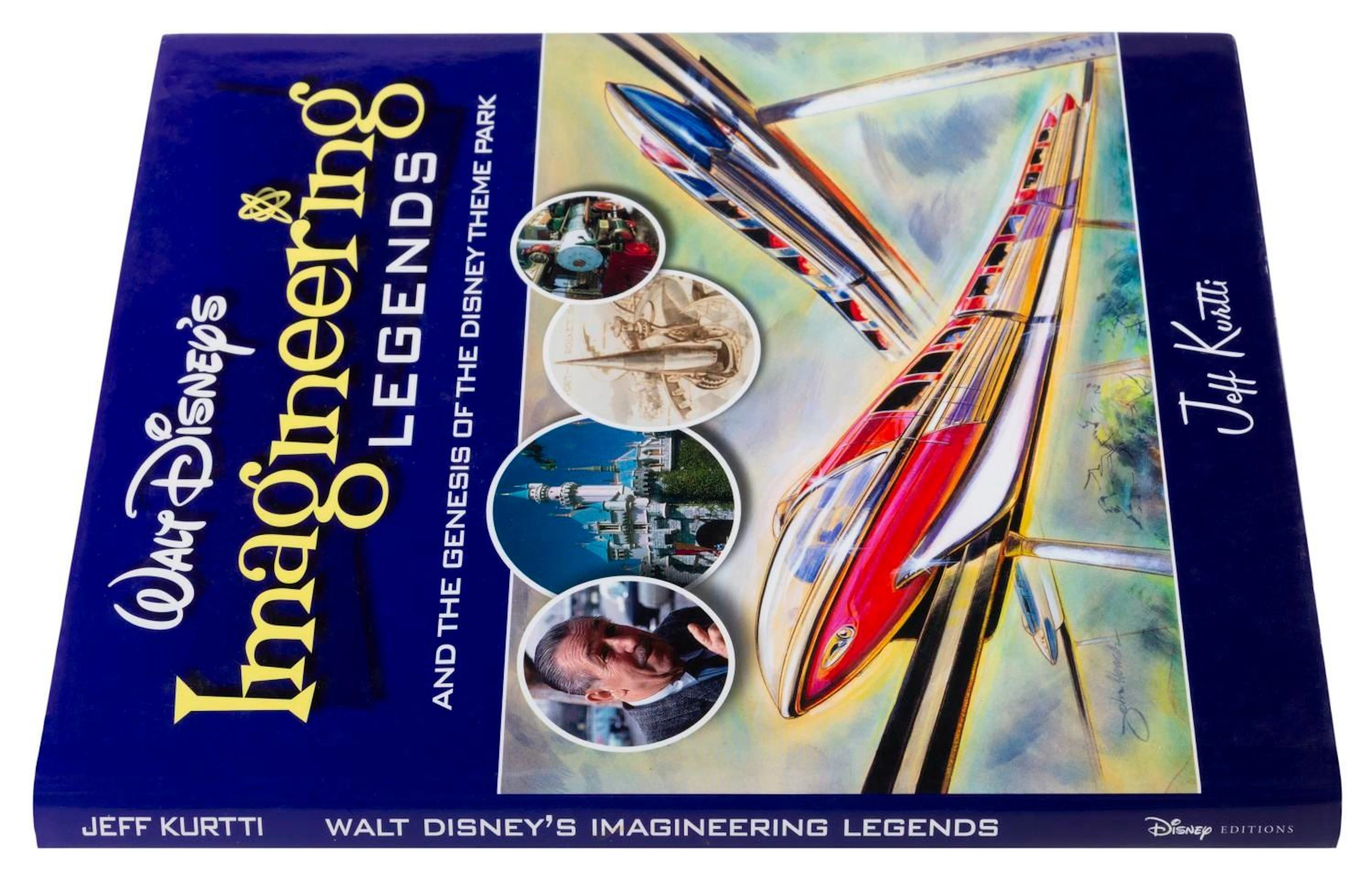 A Walt Disney's Imagineering Legends Book with Multi-Signed Page.