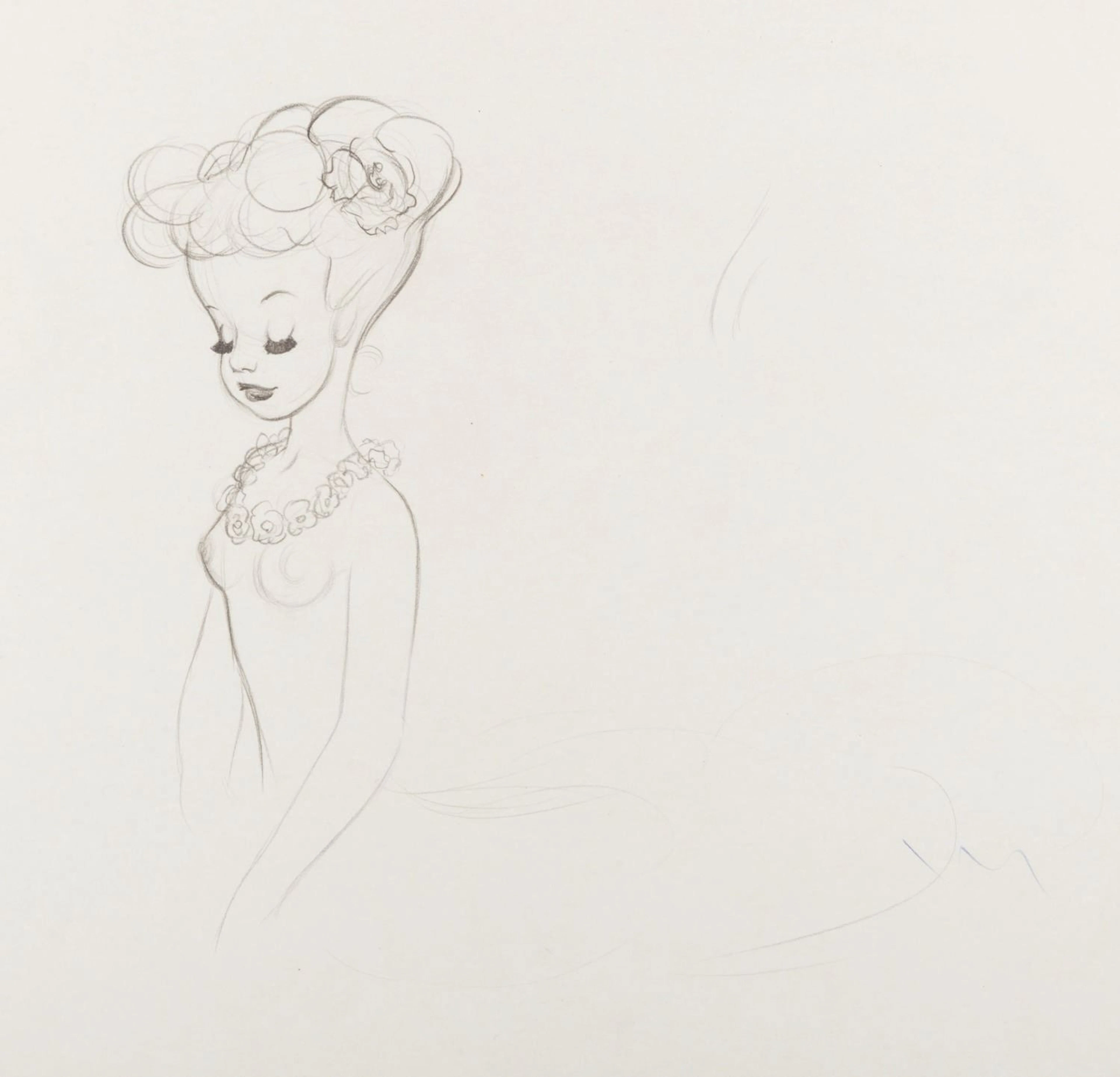 A "Fantasia" Centaurette Development Drawing.