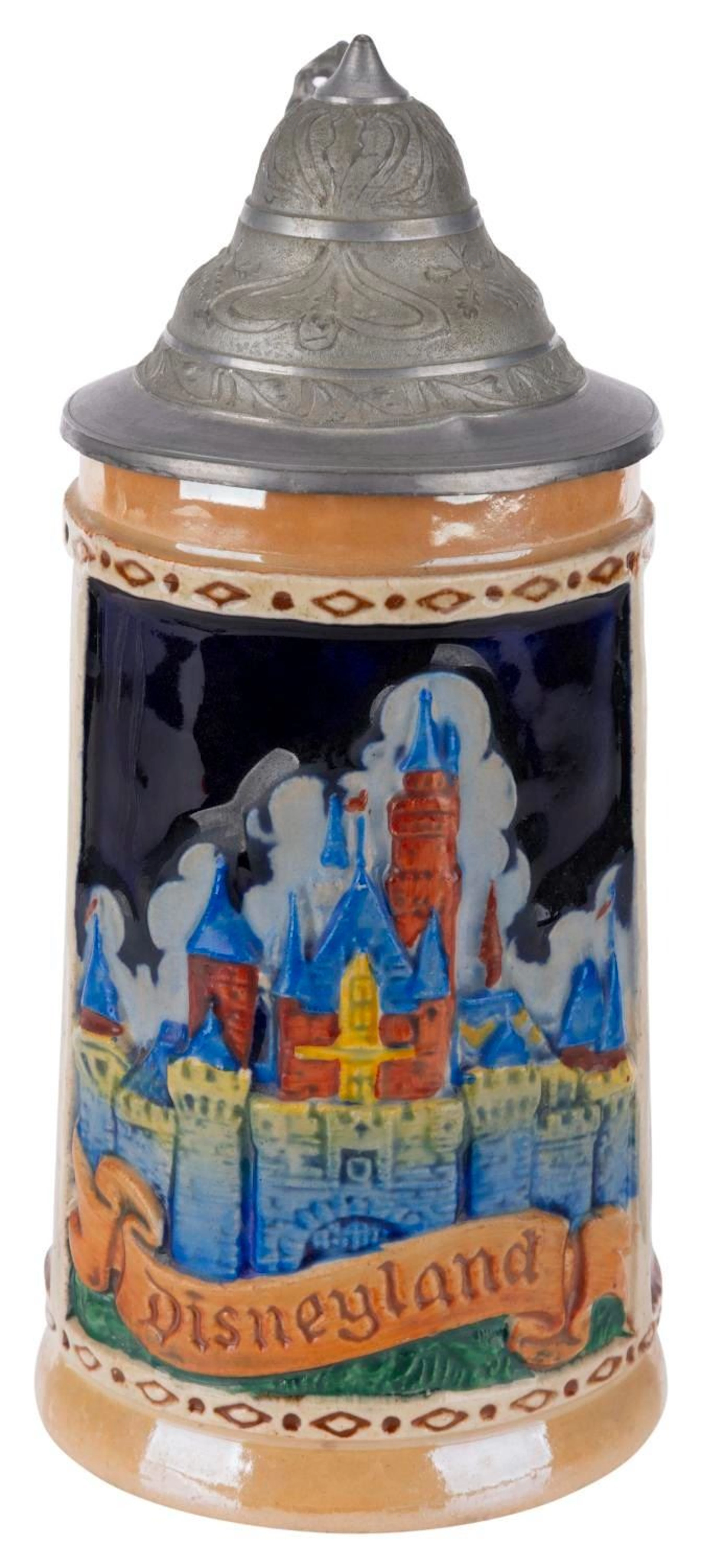 A Rare Early Disneyland Souvenir German Stein.