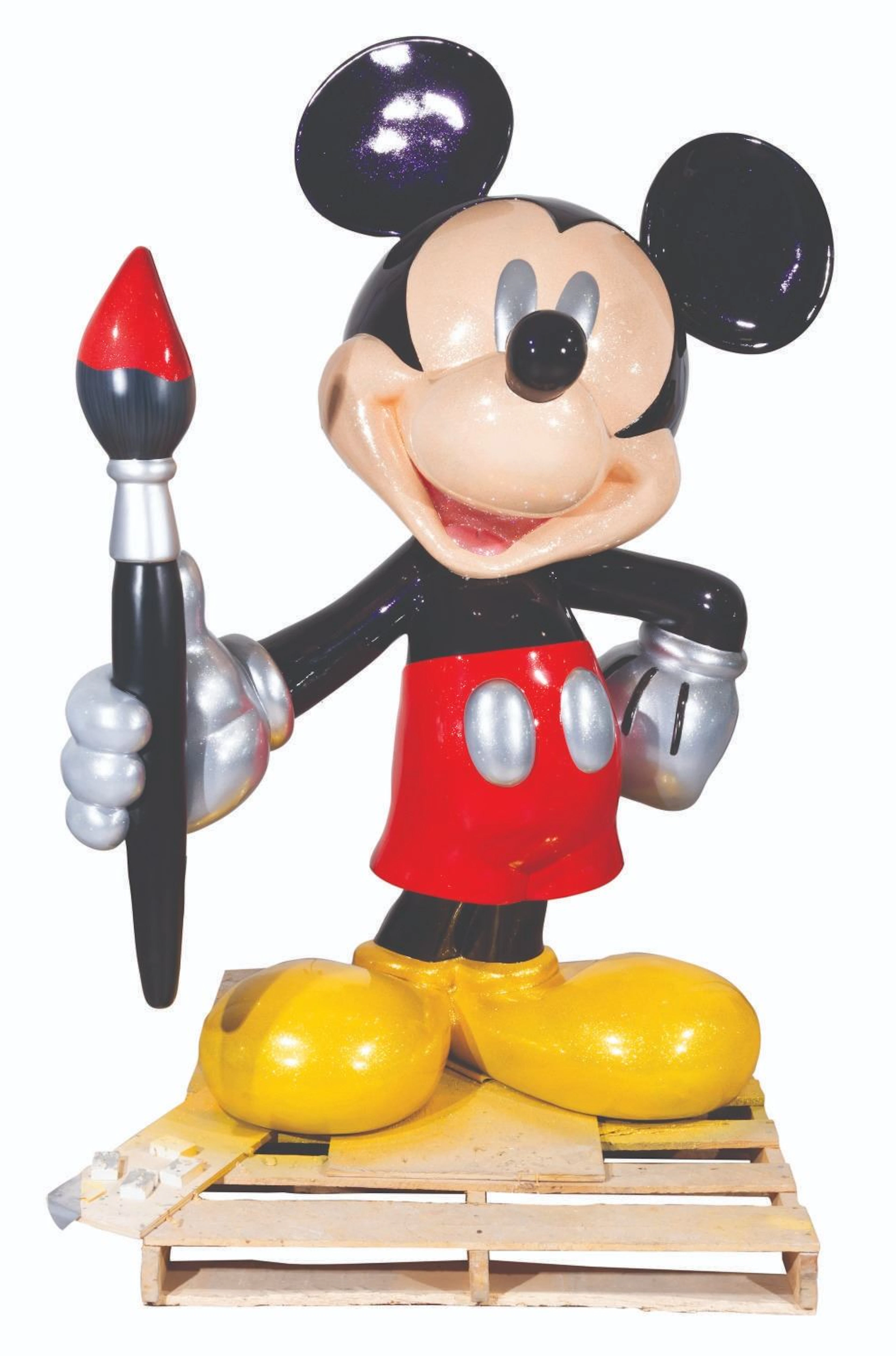 A 6-Foot Tall Mickey Mouse 75 InspEARations Statue.