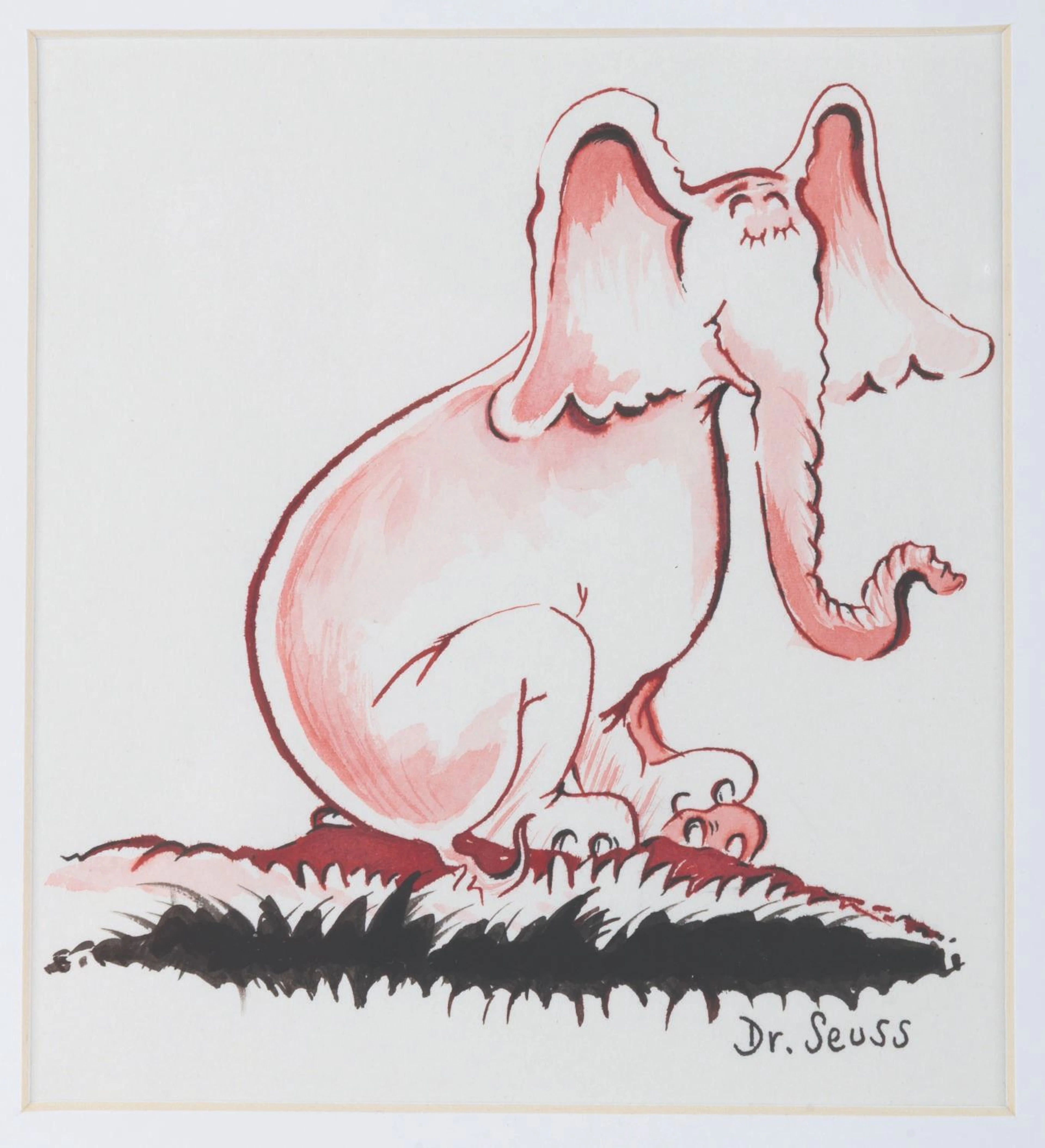 Original Horton Artwork by Dr. Seuss.