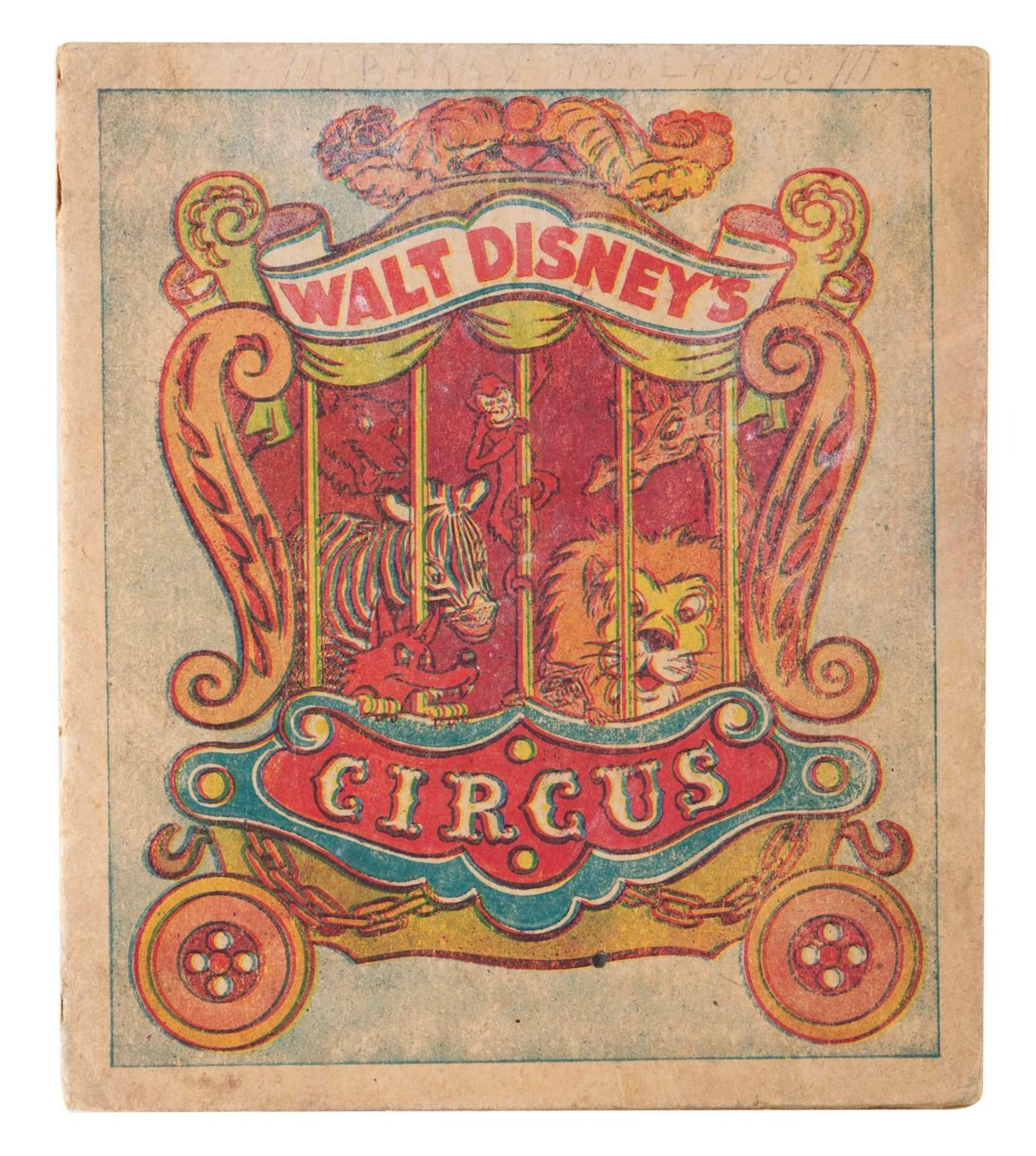 An Australian Walt Disney's Circus Booklet.