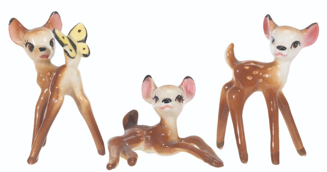 A Collection of Evan K. Shaw “Bambi” Figurines.