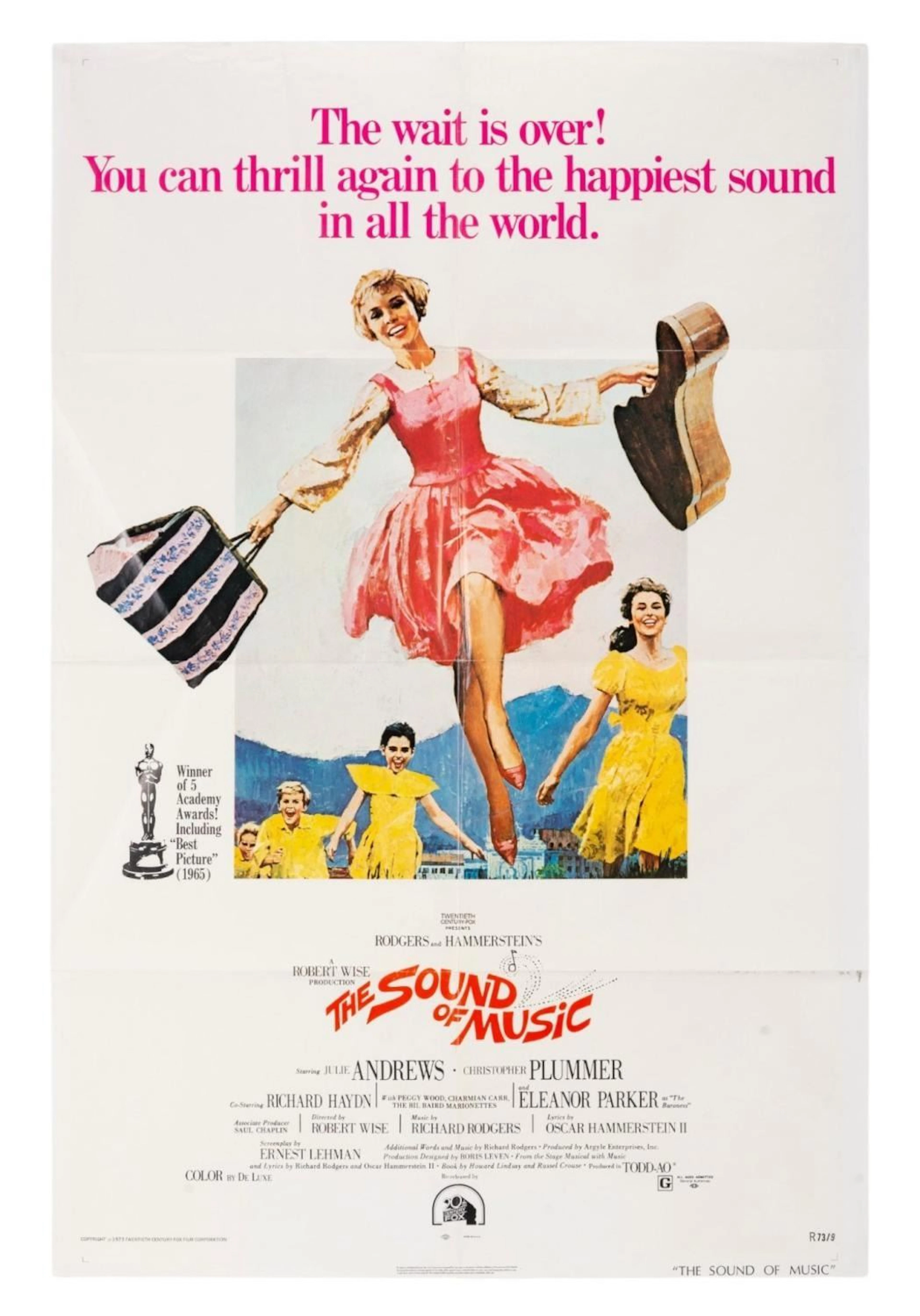 A "The Sound of Music" Theatrical Re-Release One-Sheet.