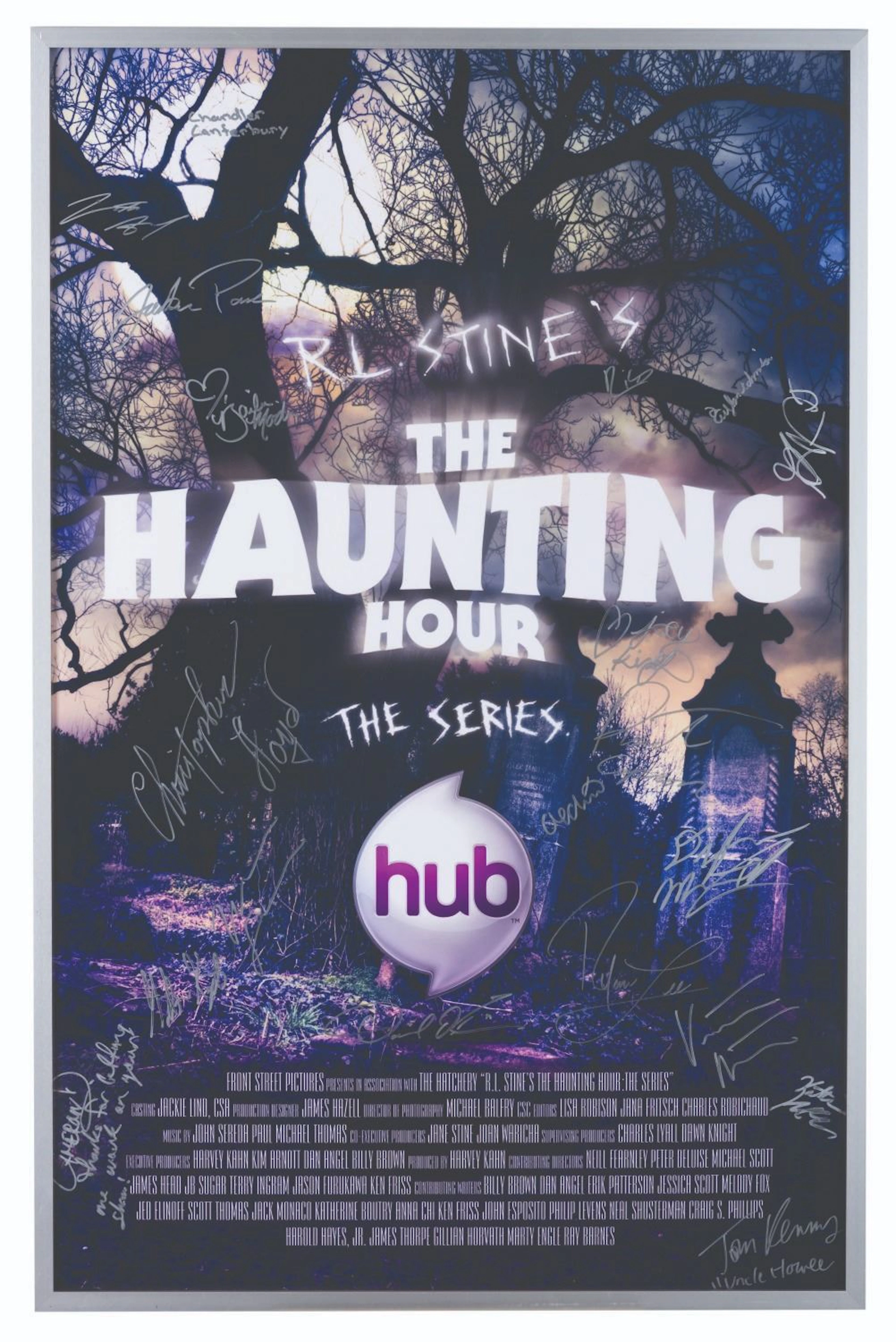 An "R.L. Stine's The Haunting Hour" Cast-Signed Poster.