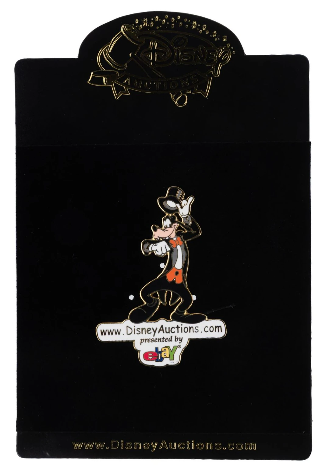 A Disney Auctions Limited Edition Goofy Pin.