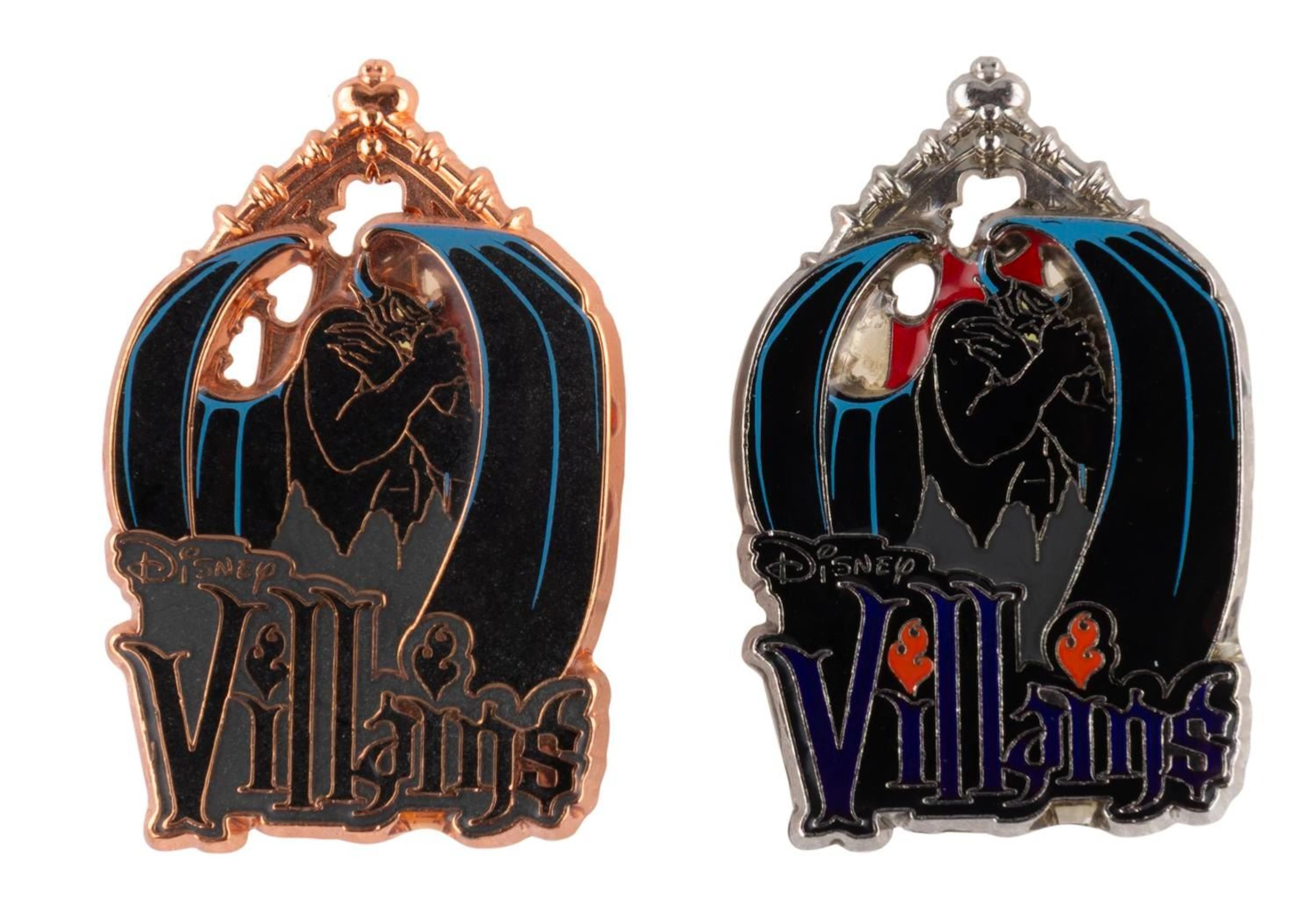 A Pair of Chernabog Villains Mystery Collection Pins.