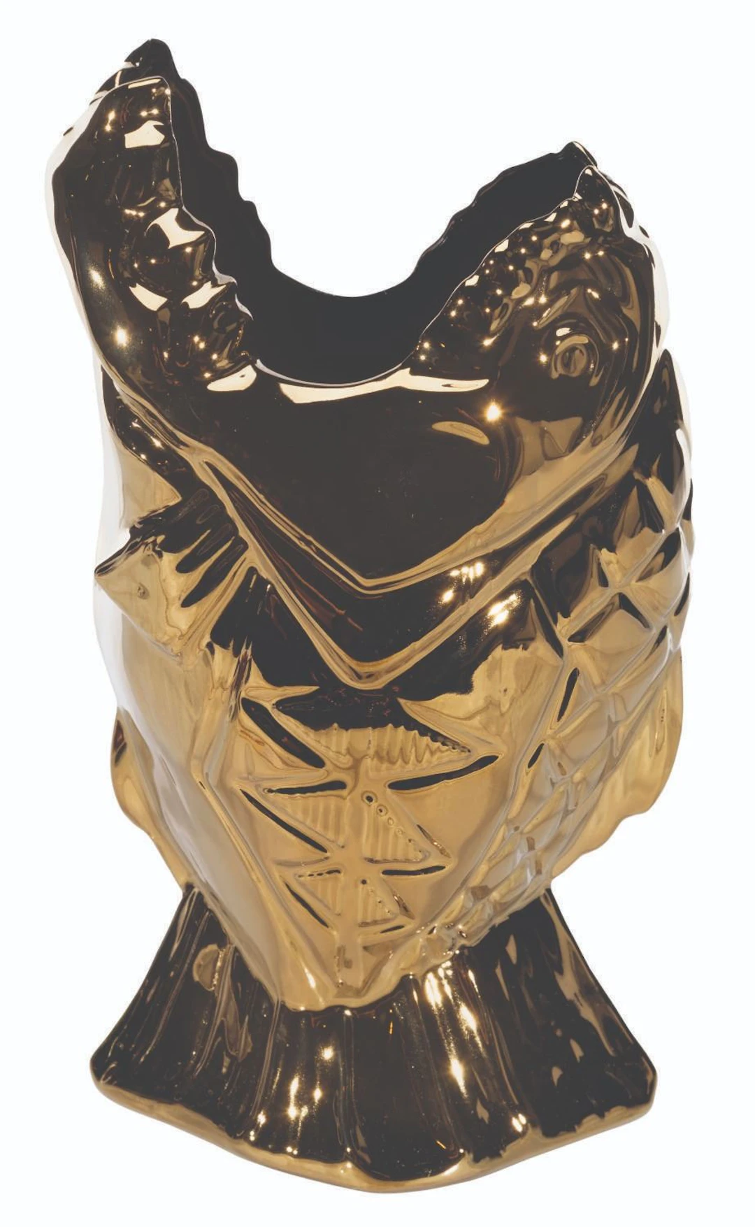 A Trader Sam's Enchanted Tiki Bar Golden Piranha Mug.