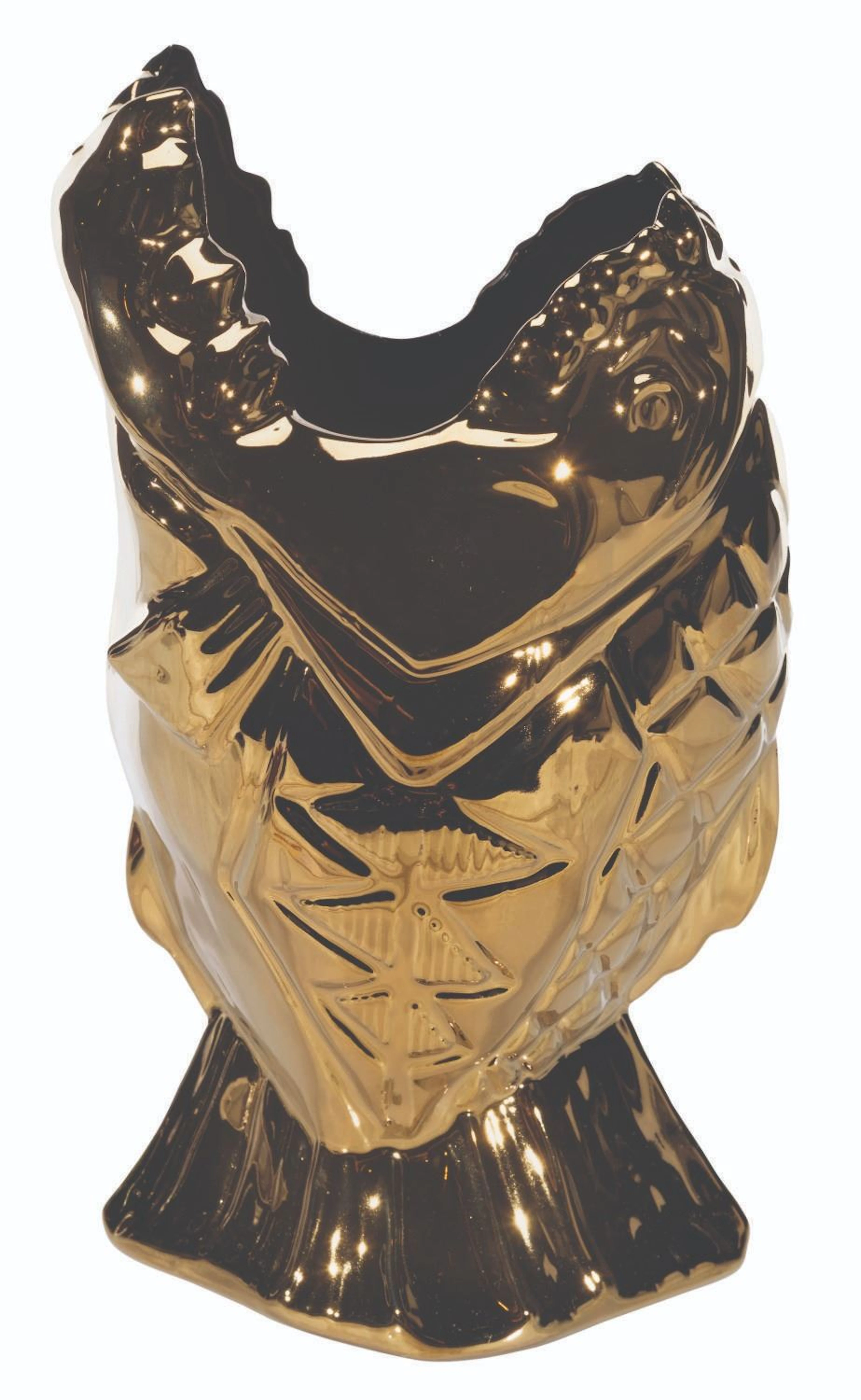 A Trader Sam's Enchanted Tiki Bar Golden Piranha Mug.