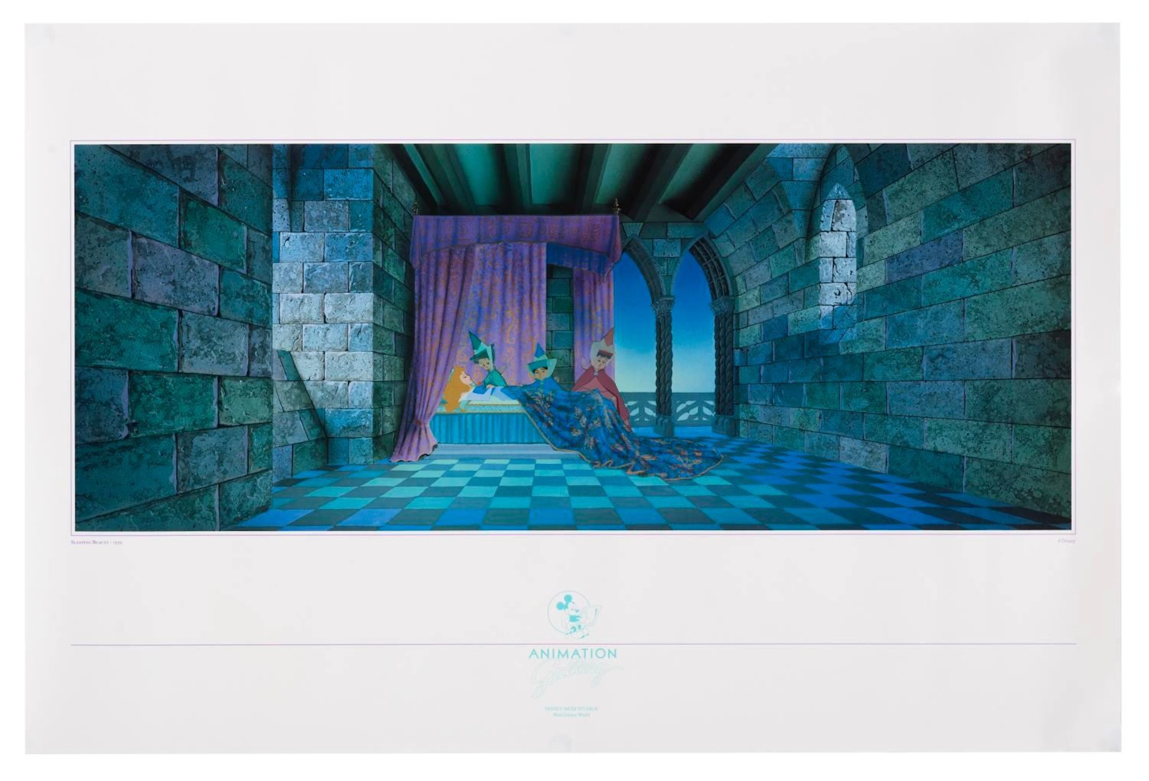 A Sleeping Beauty Fairies Animation Gallery Print.