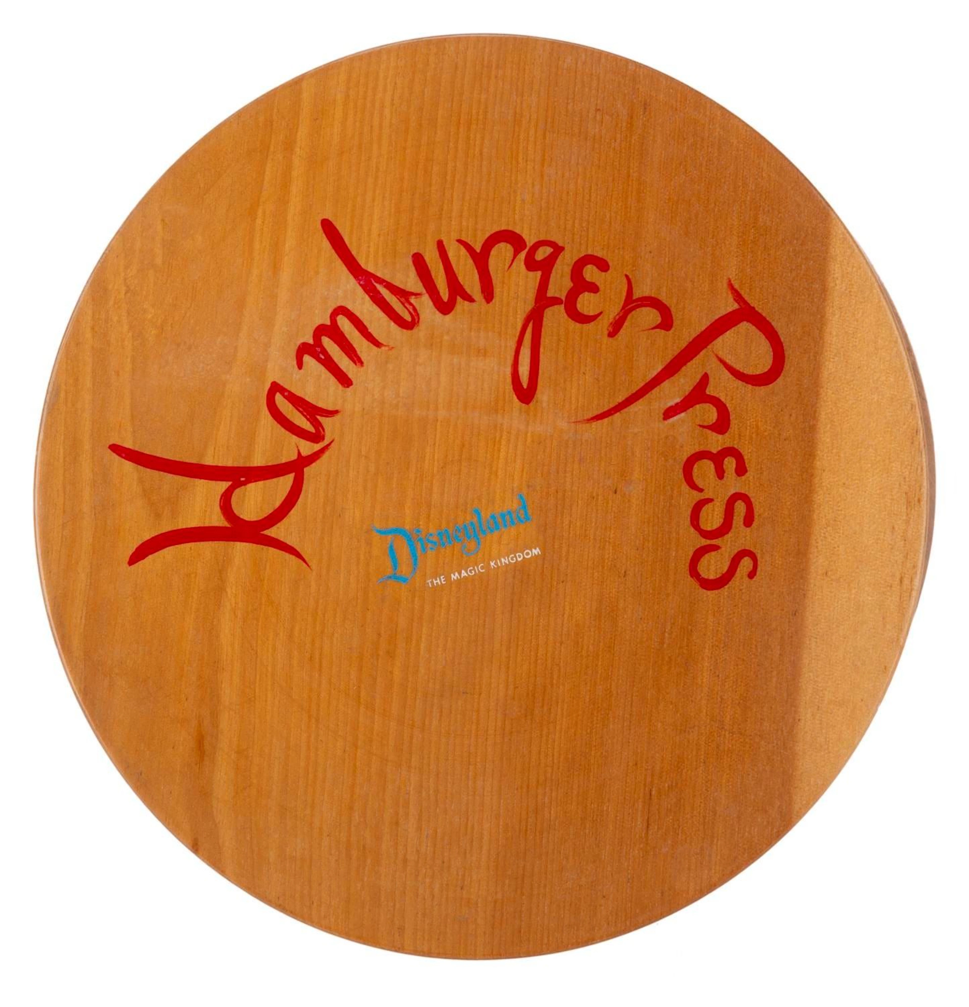 A Disneyland Hamburger Press.