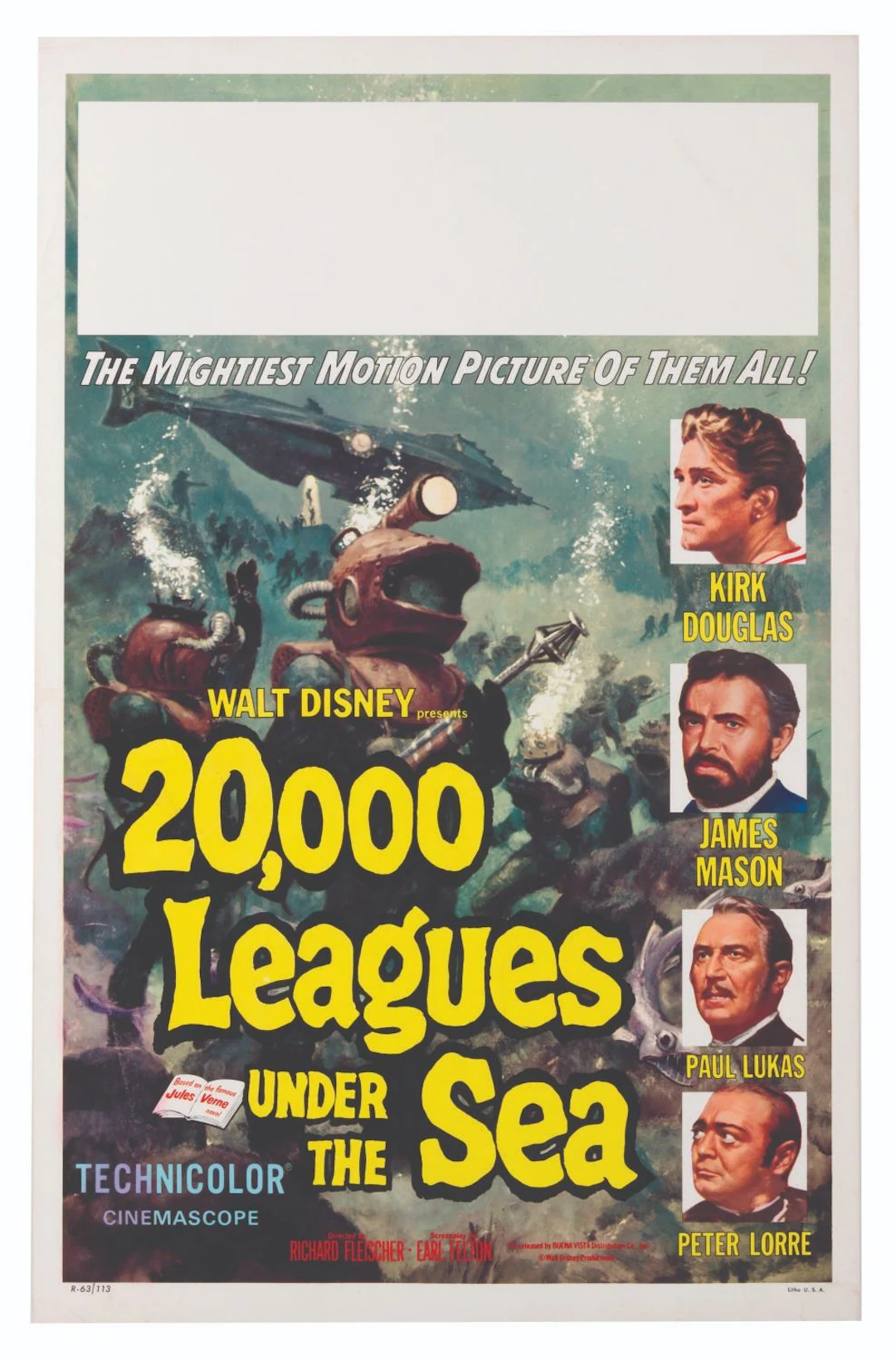 A "20,000 Leagues Under the Sea" Window Card.