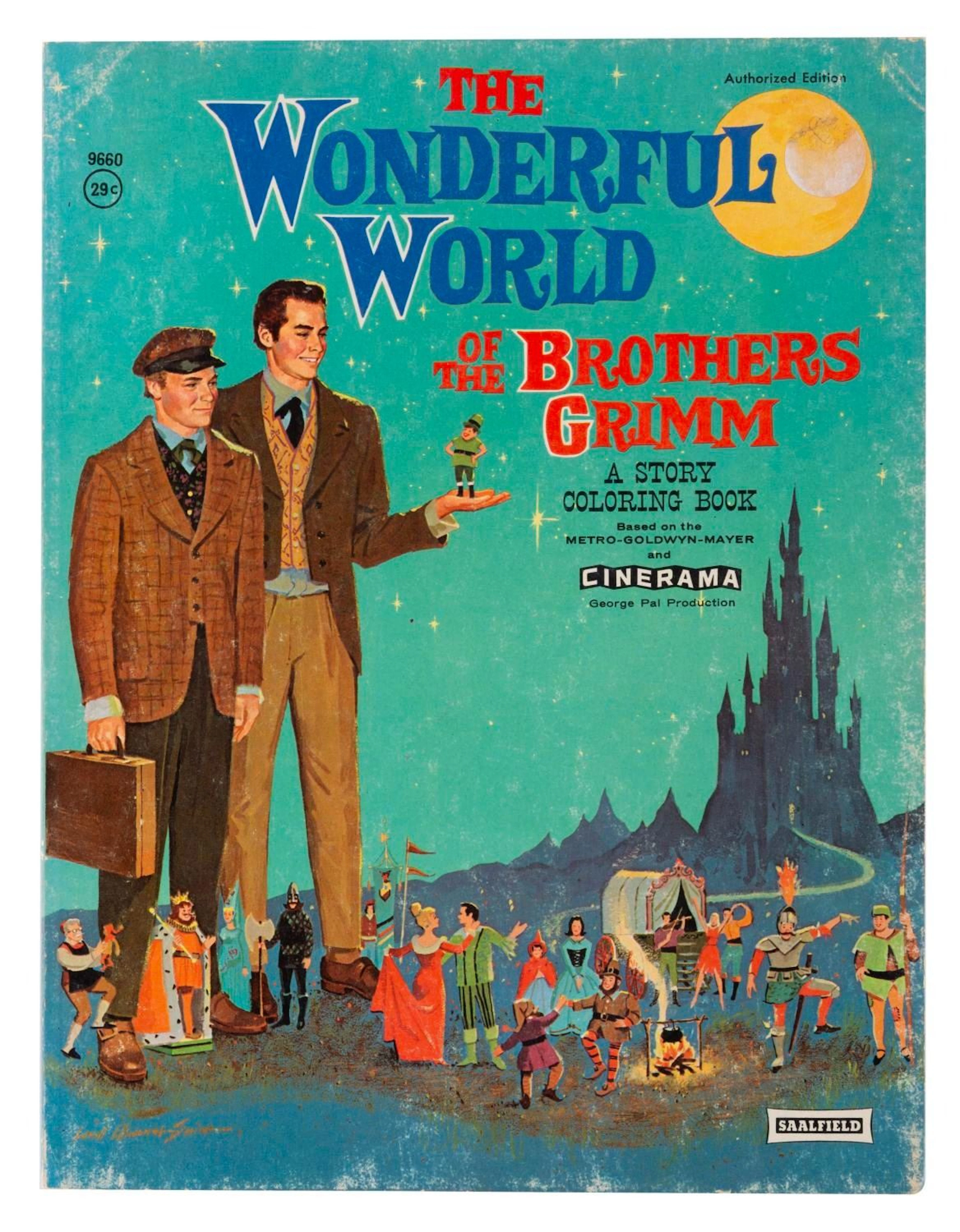 A "The Wonderful World of the Brothers Grimm " Coloring Book.