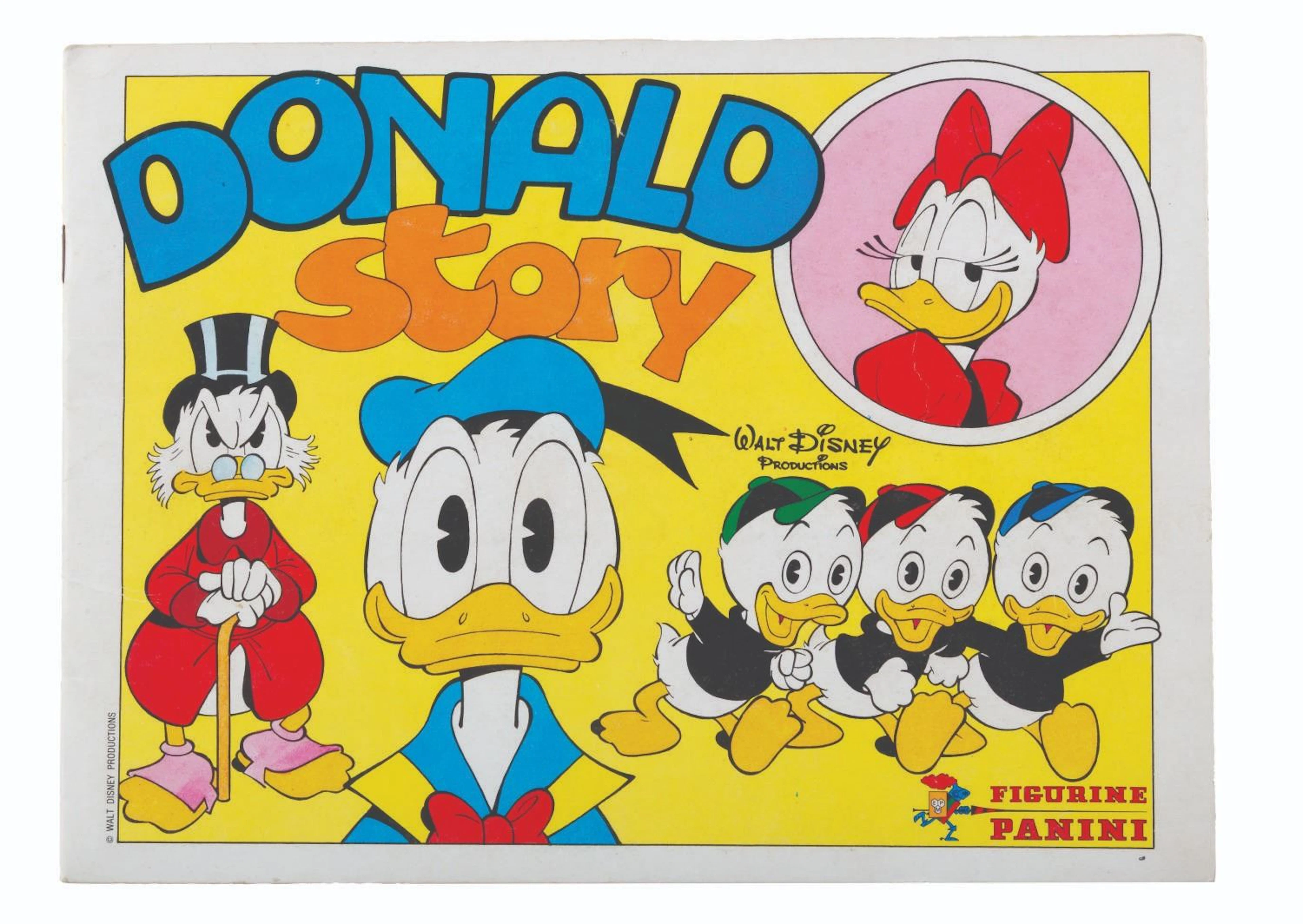A Complete Donald Duck Panini Sticker Book.