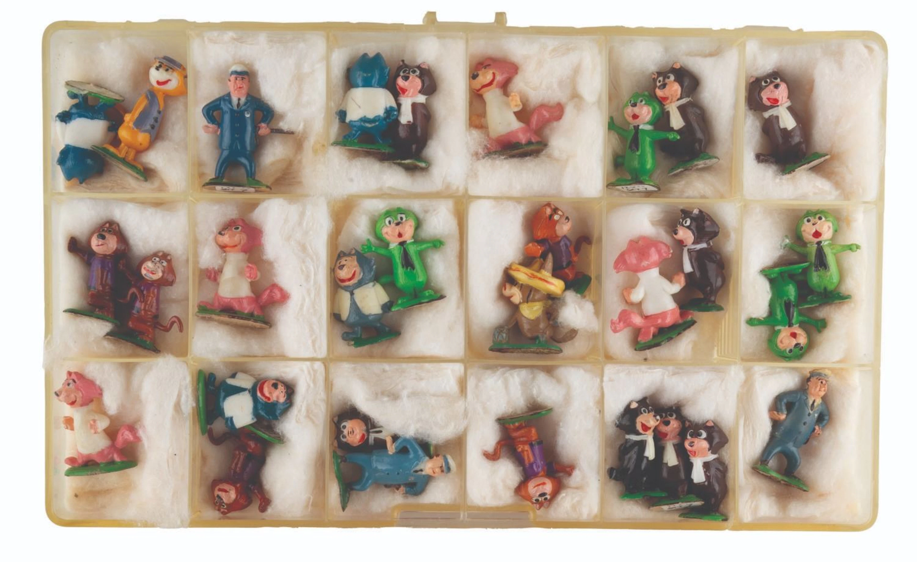 A Collection of Hanna-Barbera TV-Tinykins by Marx.