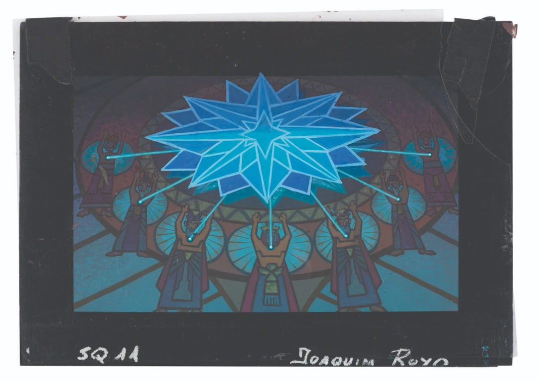 An Original “Atlantis: The Lost Empire” Background Color Key Concept.
