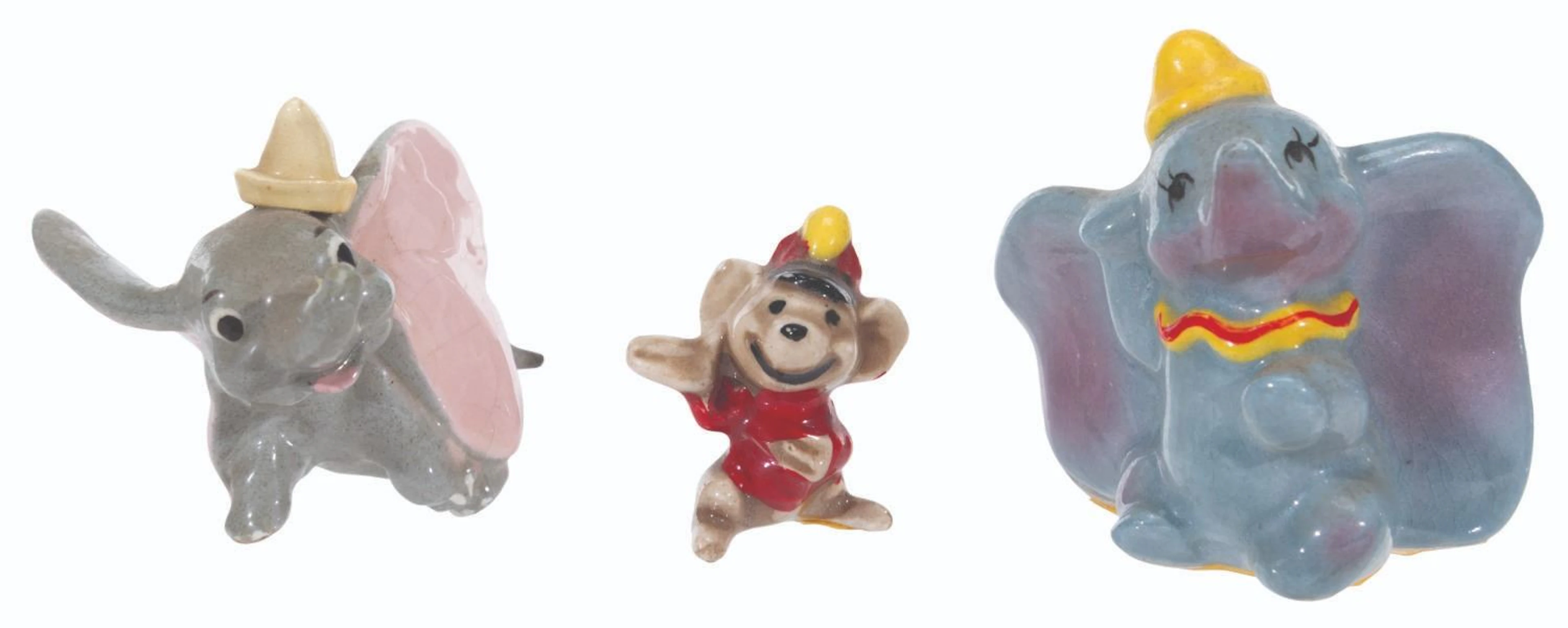 A Collection of "Dumbo" Ceramic Figurines.