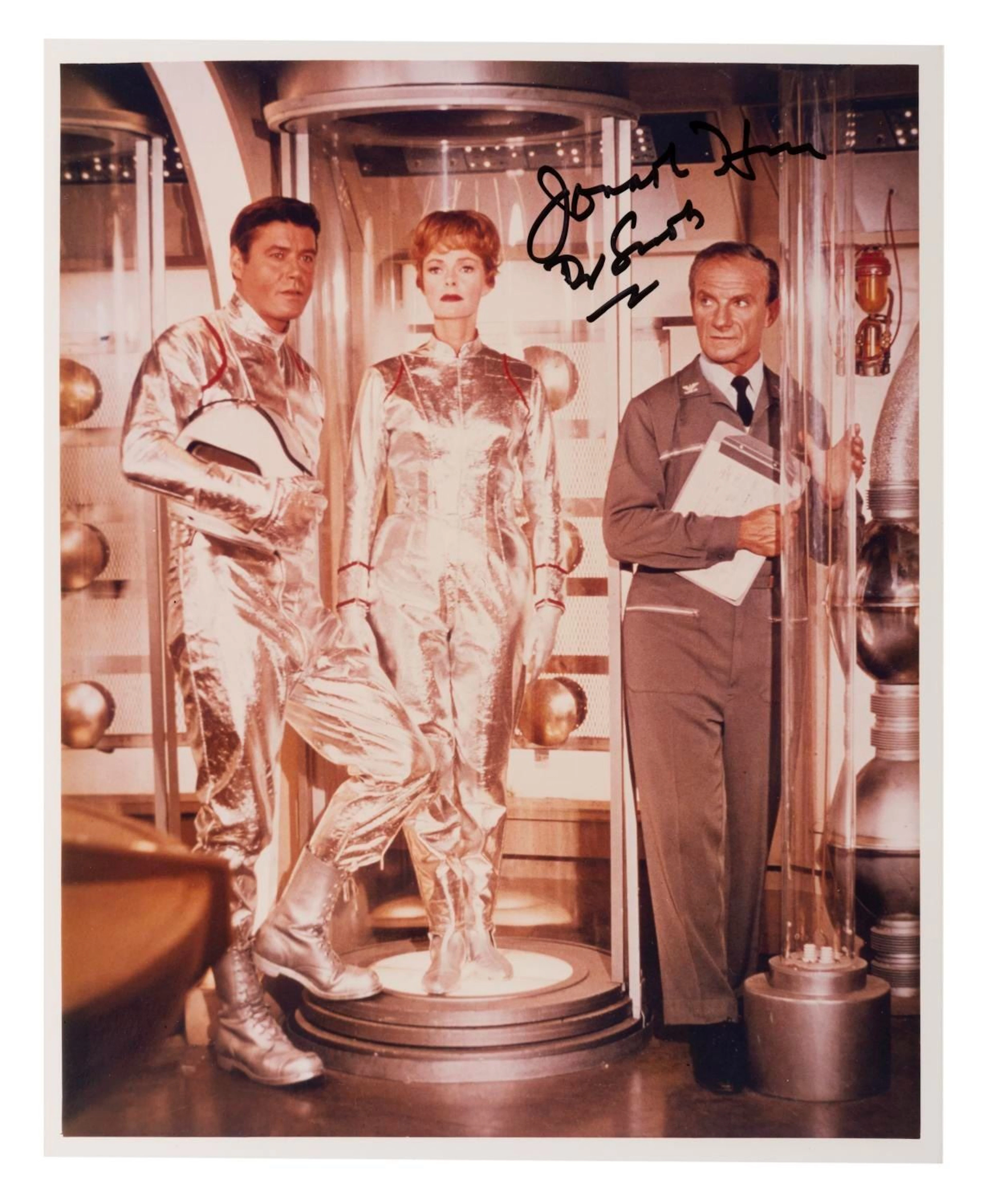 A Jonathan Harris Signed "Lost in Space" Photograph.