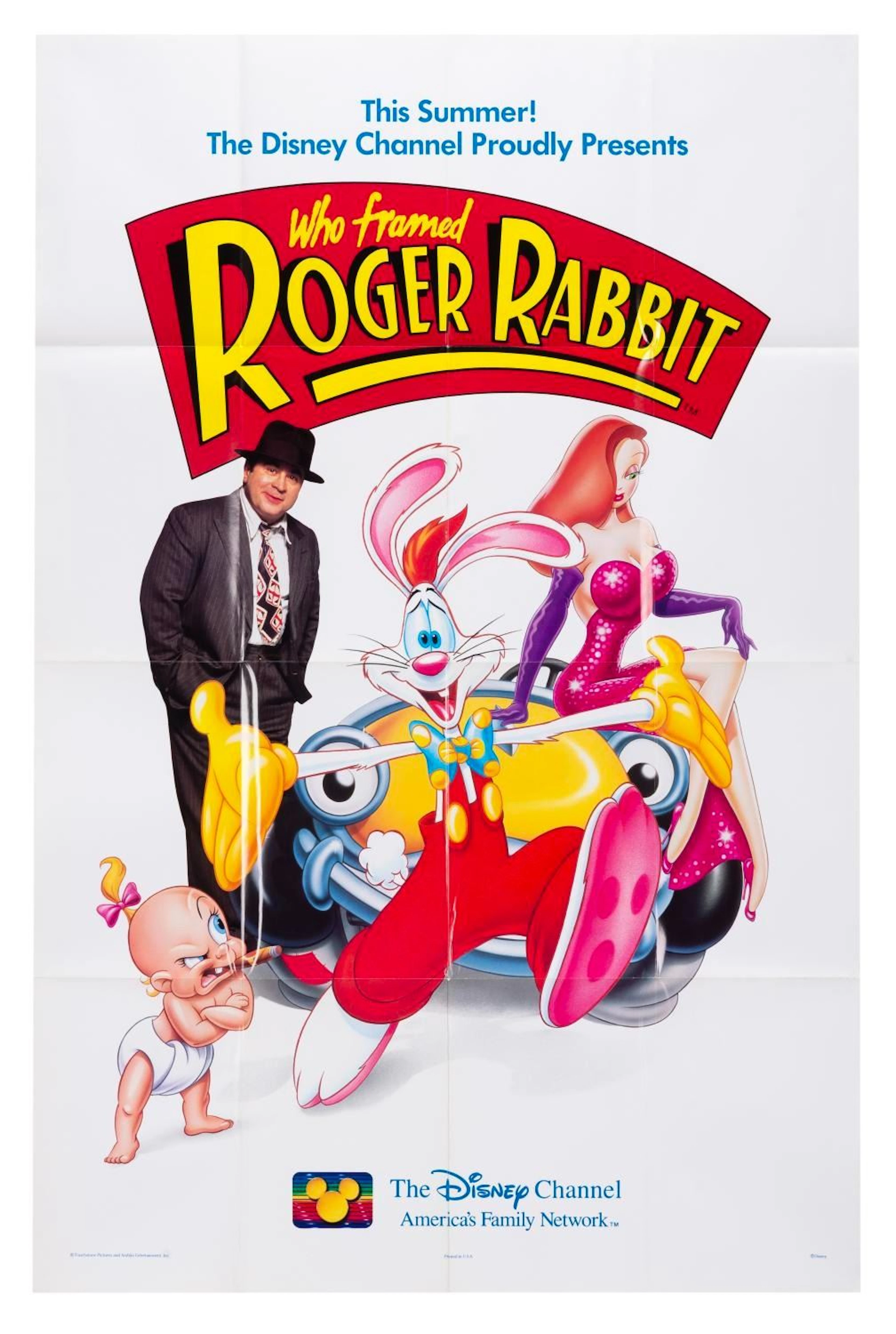 A "Who Framed Roger Rabbit" Disney Channel Poster.
