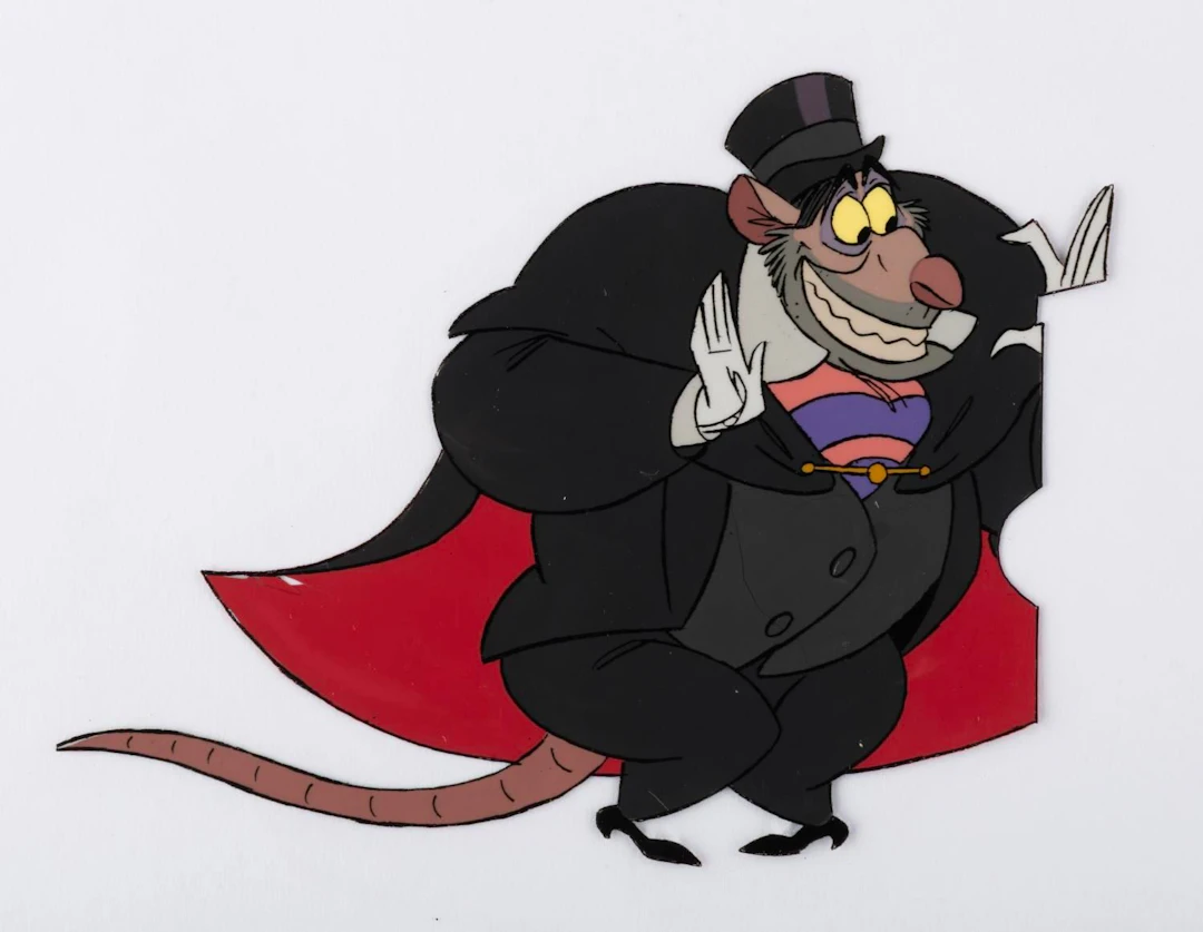 An Original Production Cel from "The Great Mouse Detective."