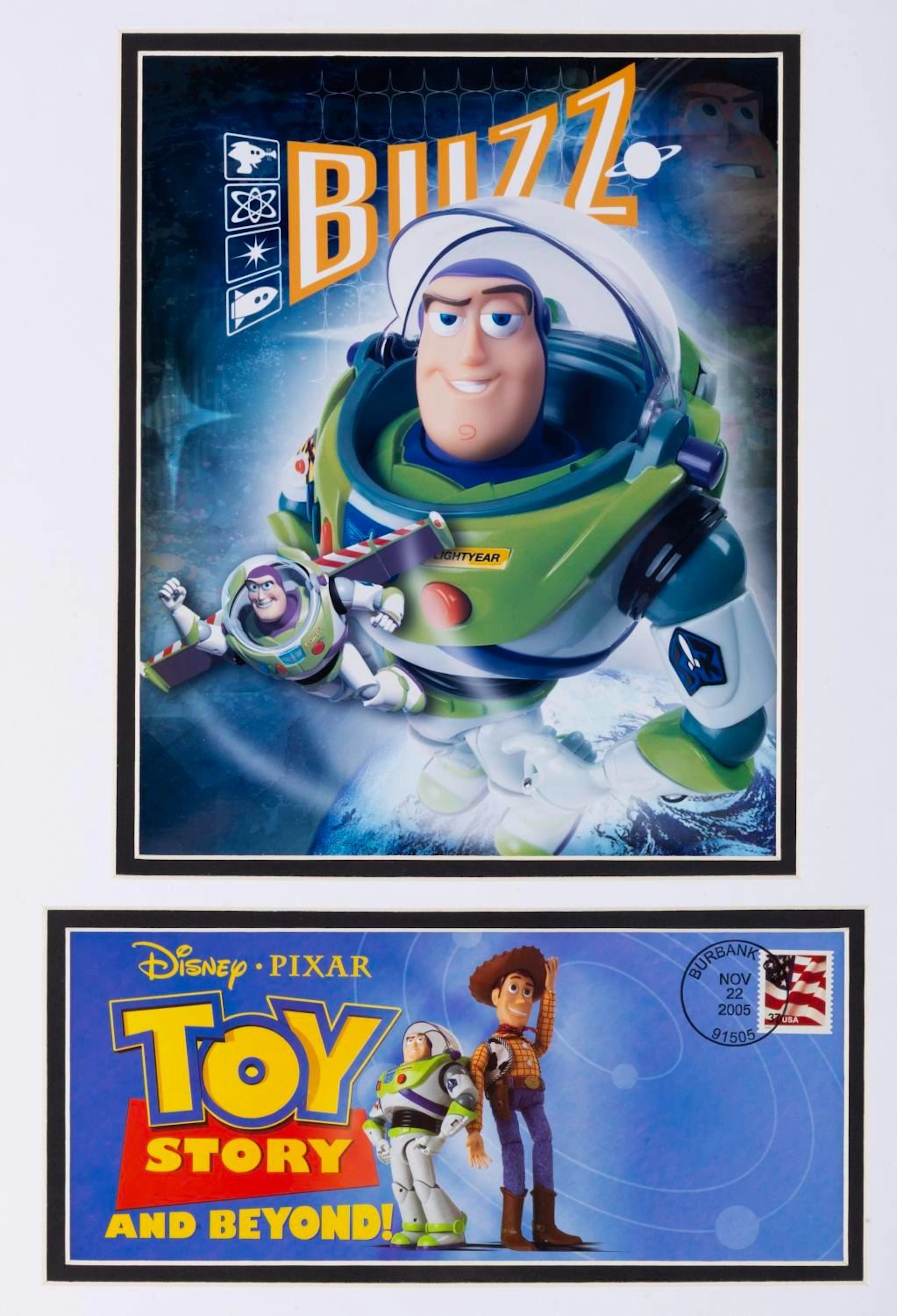A "Toy Story" 10th Anniversary Postal Collectible.