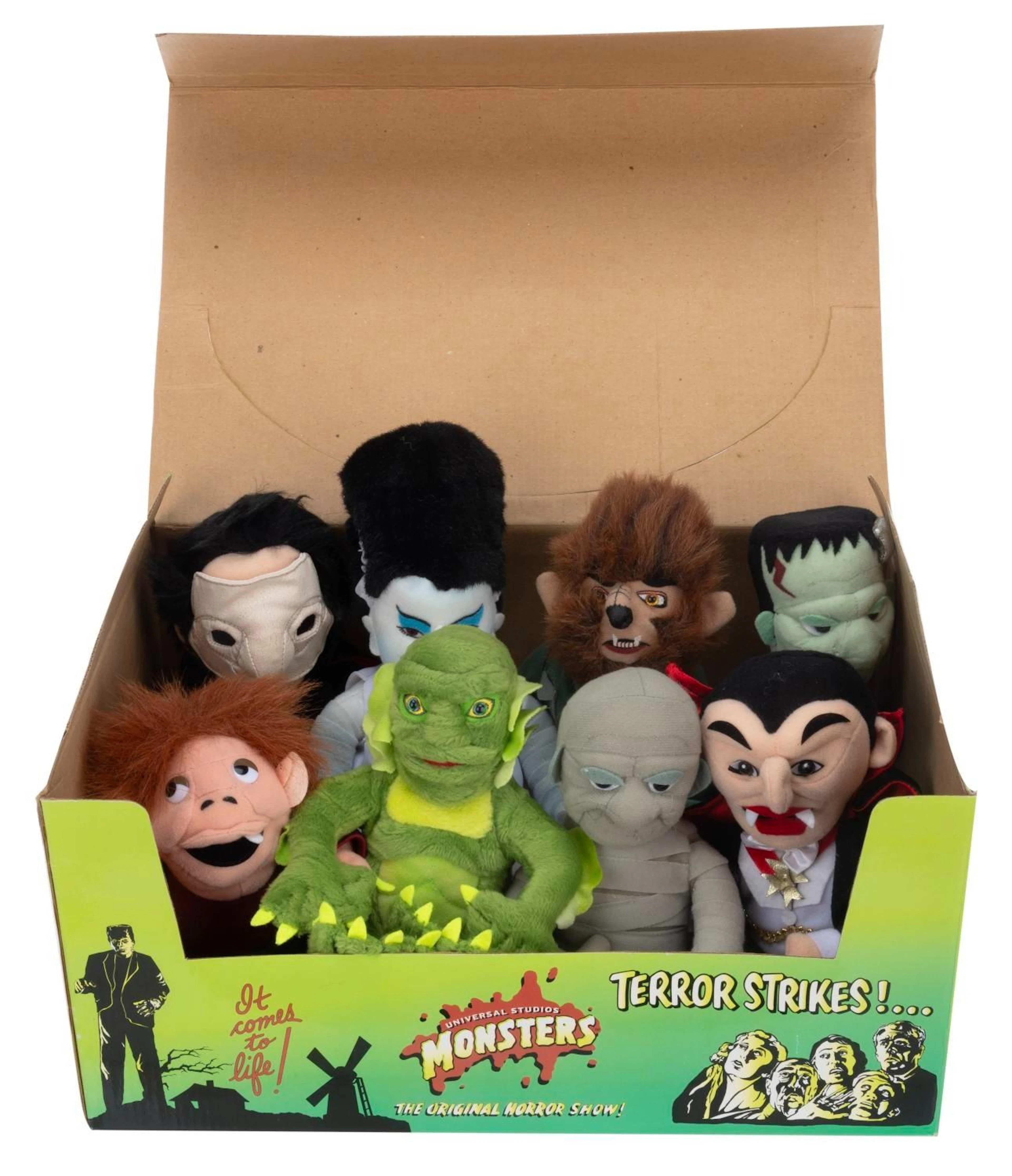 A Set of Rare Universal Studios Monsters CVS Beans with Display Box.