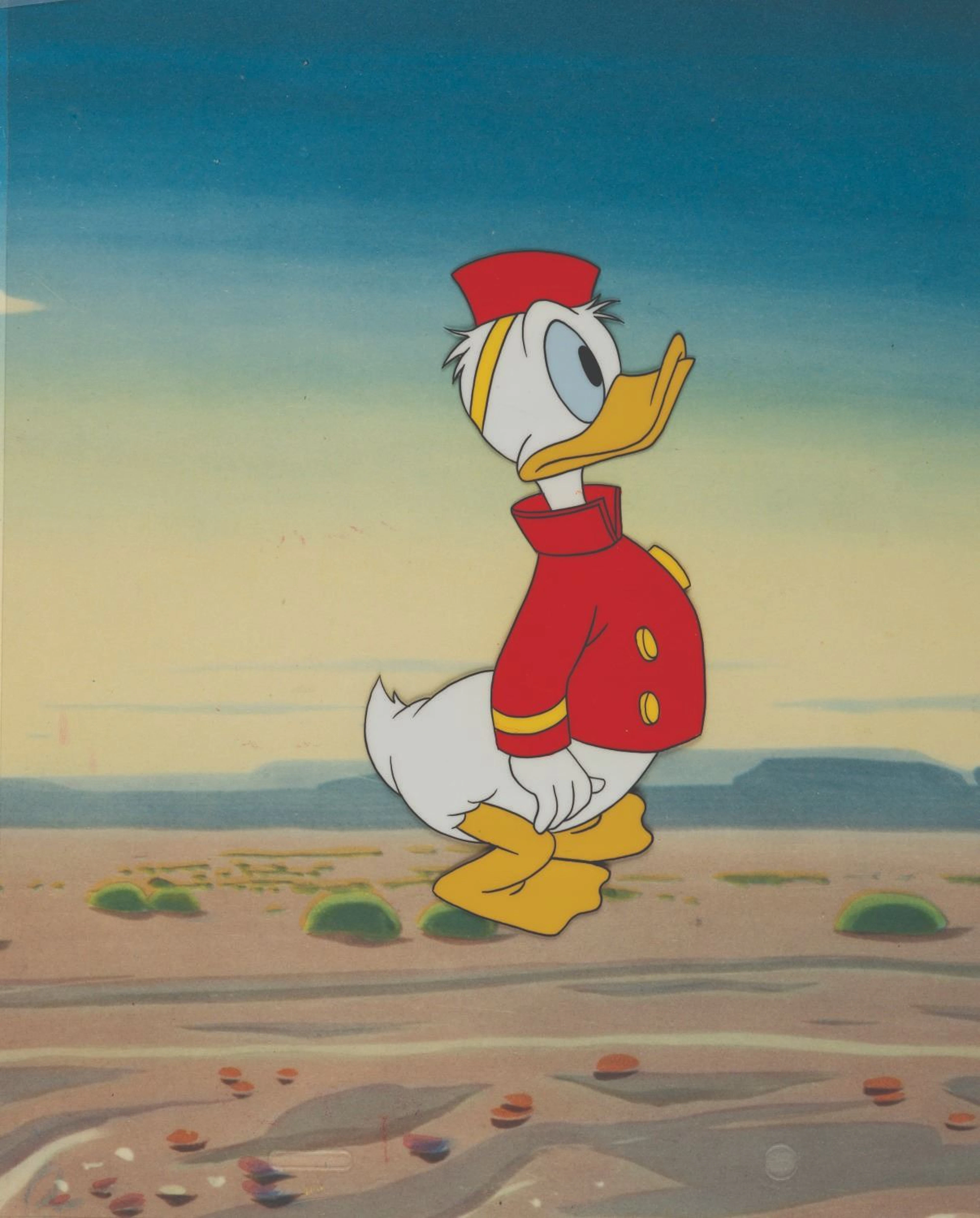 A "Duck for Hire" Production Cel.
