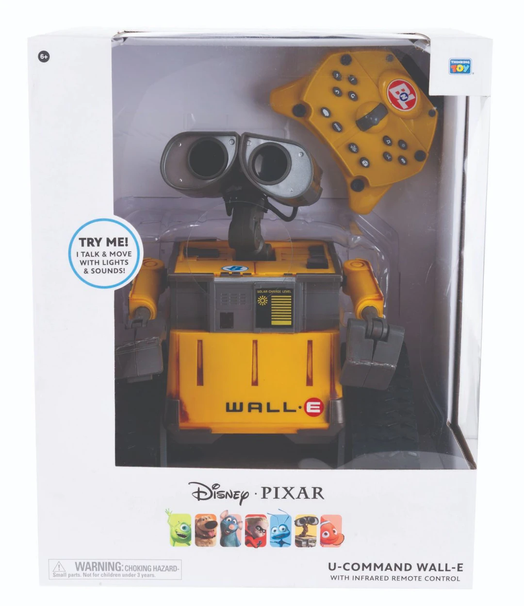 A U-Command WALL-E with Infrared Remote Control.