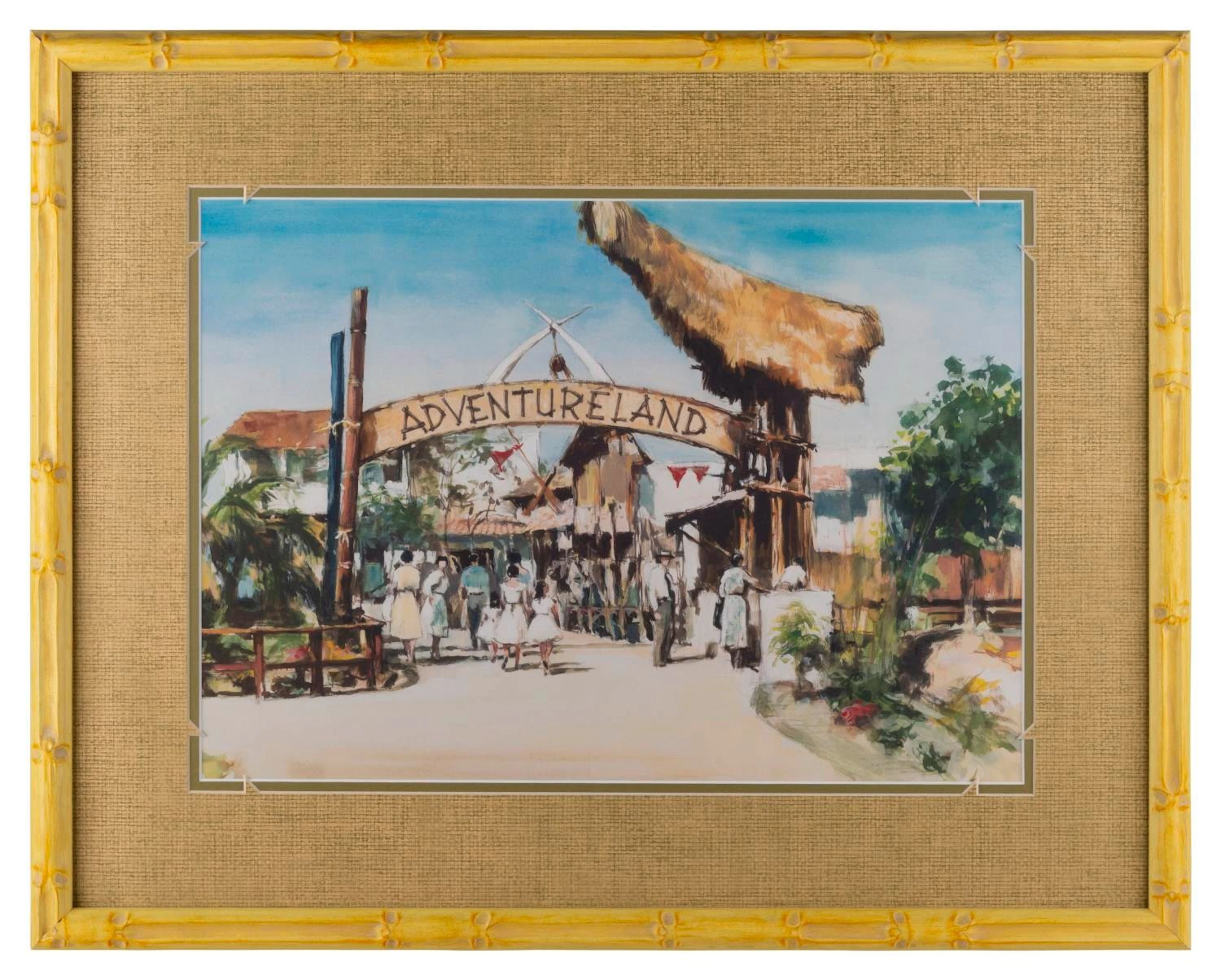 An Adventureland Entrance Concept Print.