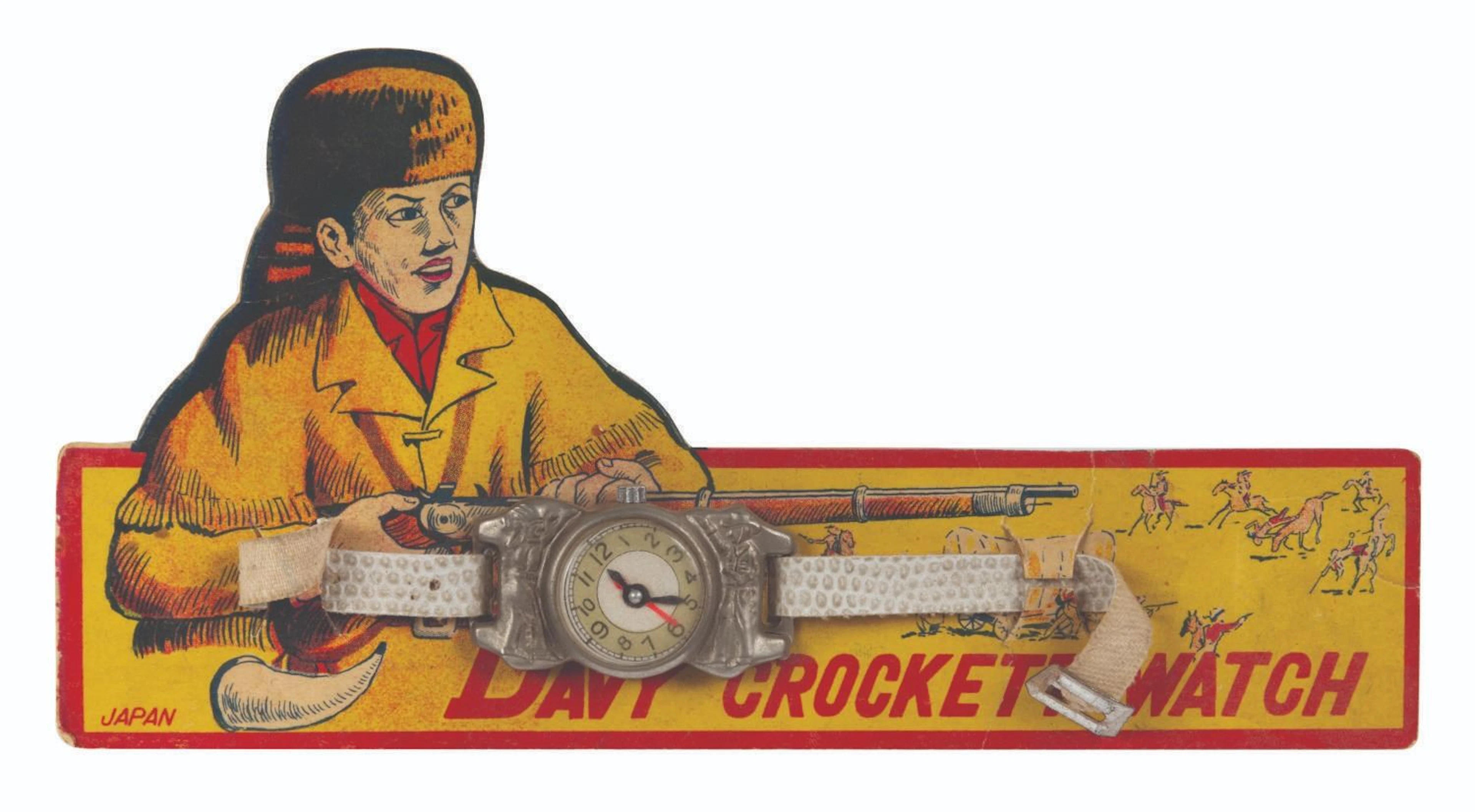 A Davy Crockett Toy Watch.