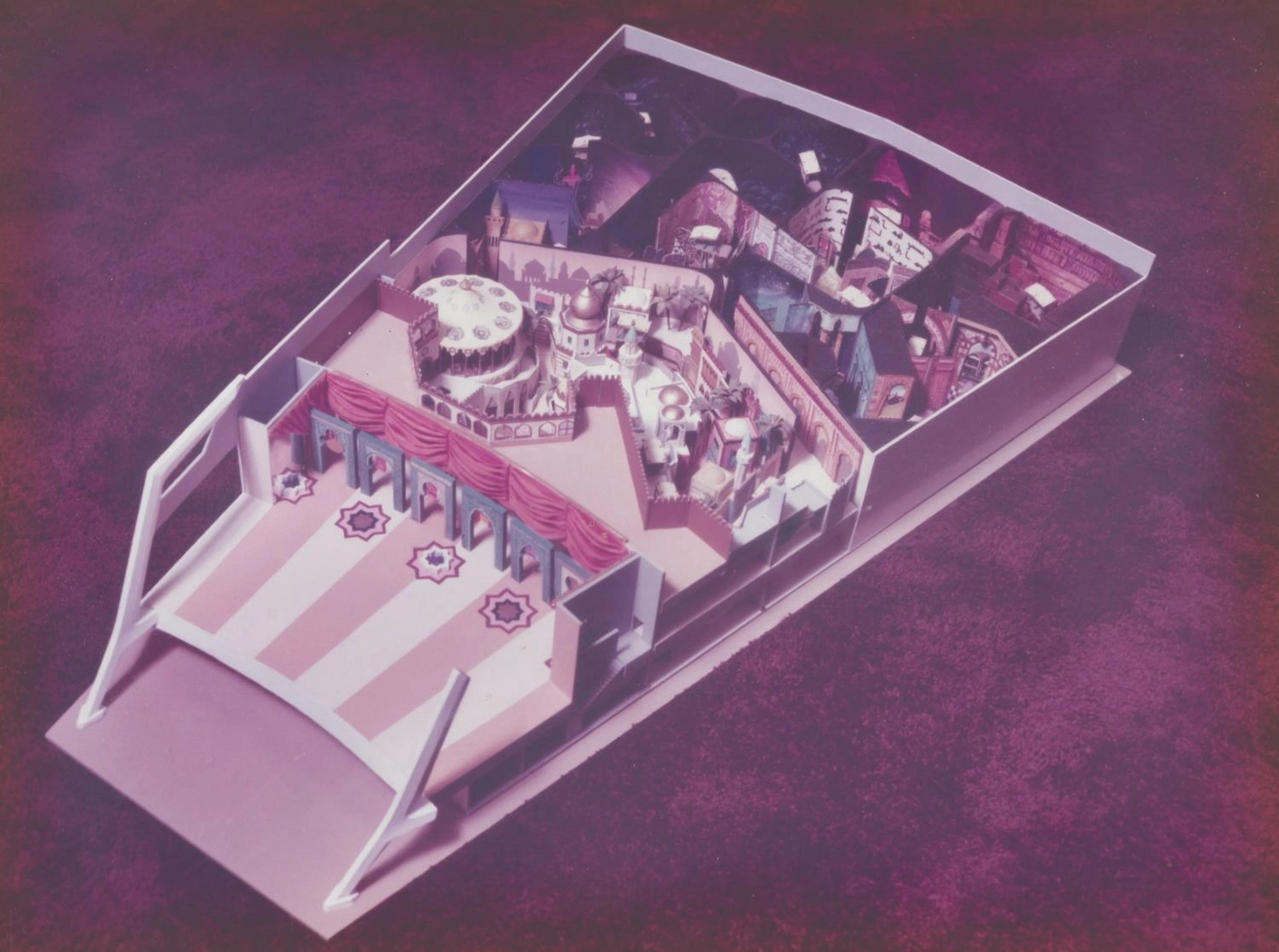 An EPCOT World Showcase UAE Show Building Model Photograph.