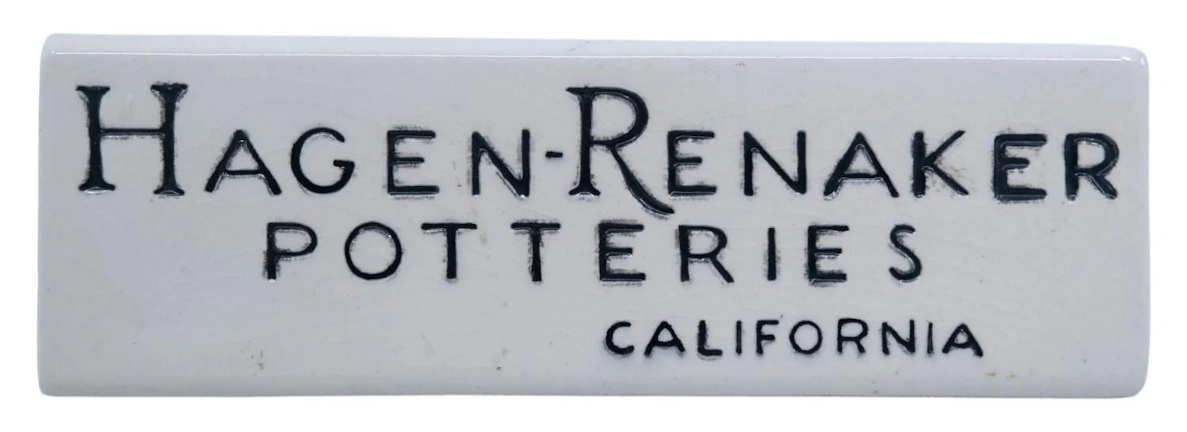 A Hagen-Renaker Potteries Dealer Ceramic Sign.