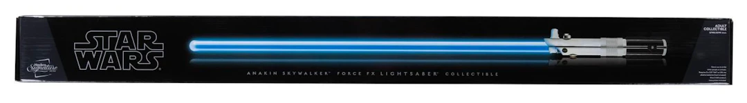 A Signature Series Anakin Skywalker Force FX Lightsaber.
