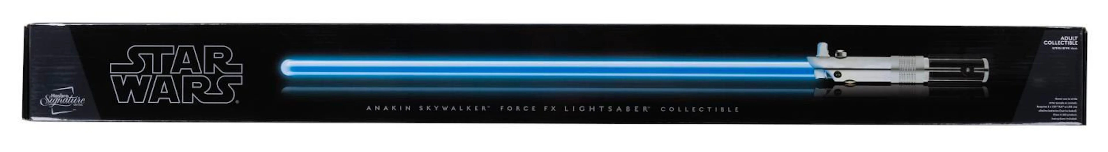 A Signature Series Anakin Skywalker Force FX Lightsaber.
