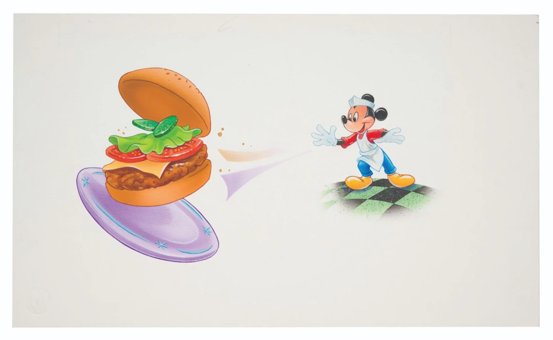 A Mickey's Diner Original Painting.
