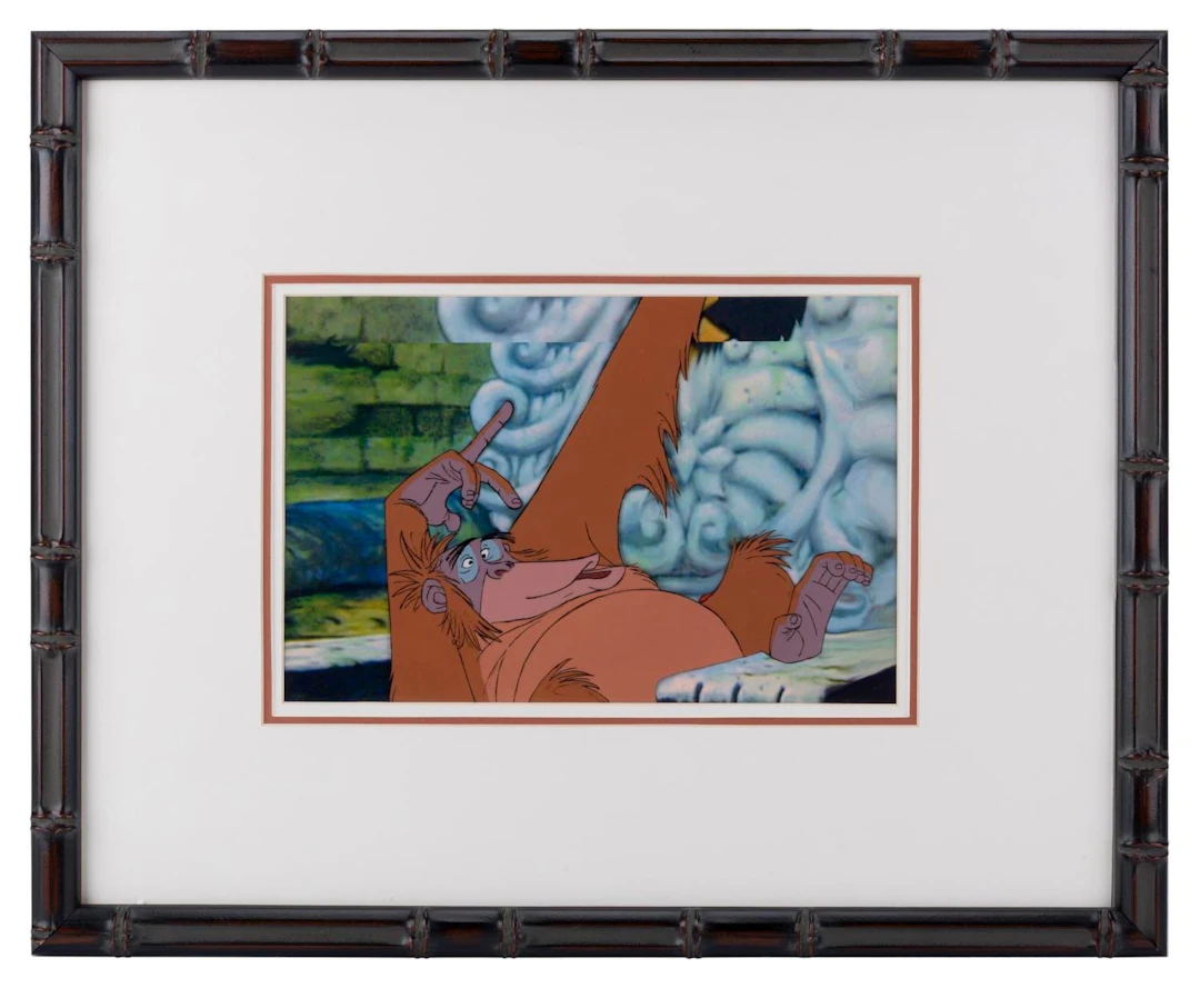 A “The Jungle Book” King Louie Original Production Cel.