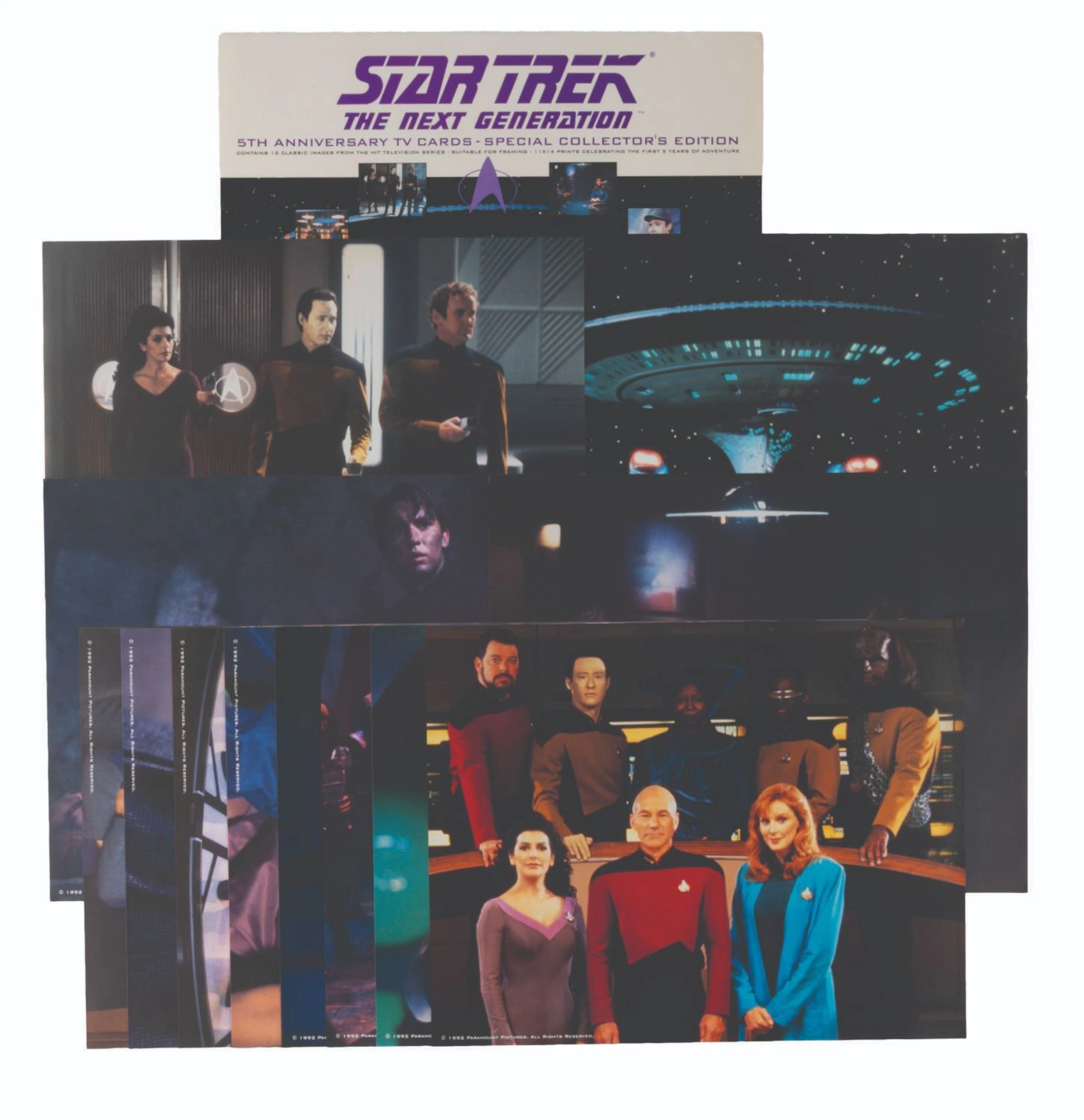 A "Star Trek: The Next Generation" TV Lobby Card Set.