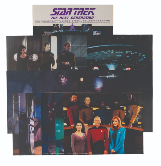 A "Star Trek: The Next Generation" TV Lobby Card Set.