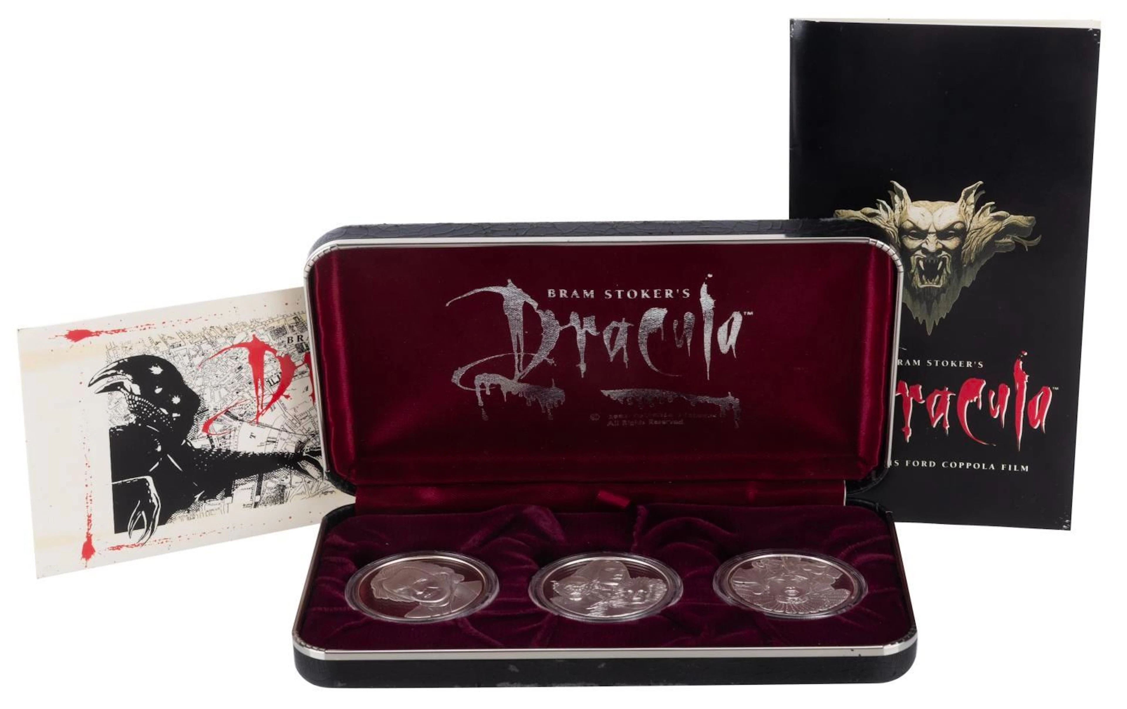 A "Bram Stoker's Dracula” Silver Coin Set.