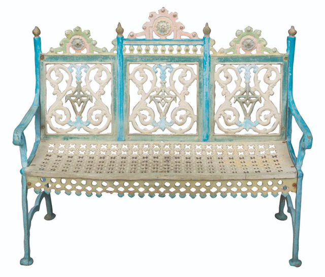 An Early Fantasyland Bench.