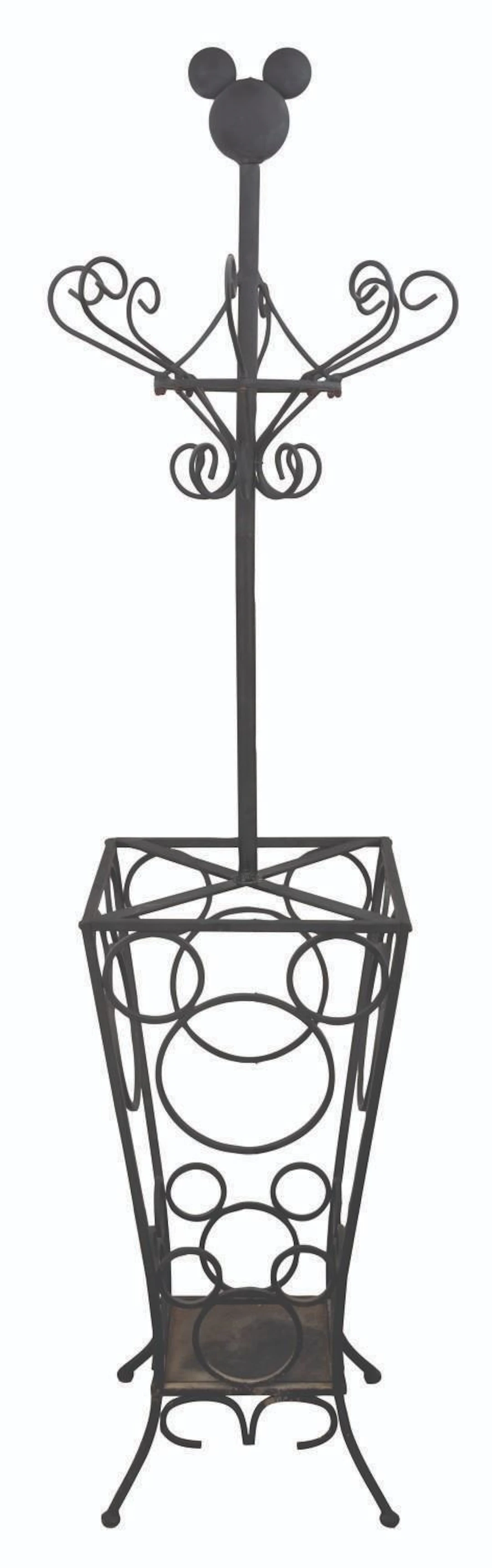 A Mickey Mouse Combination Coat Rack and Umbrella Stand.