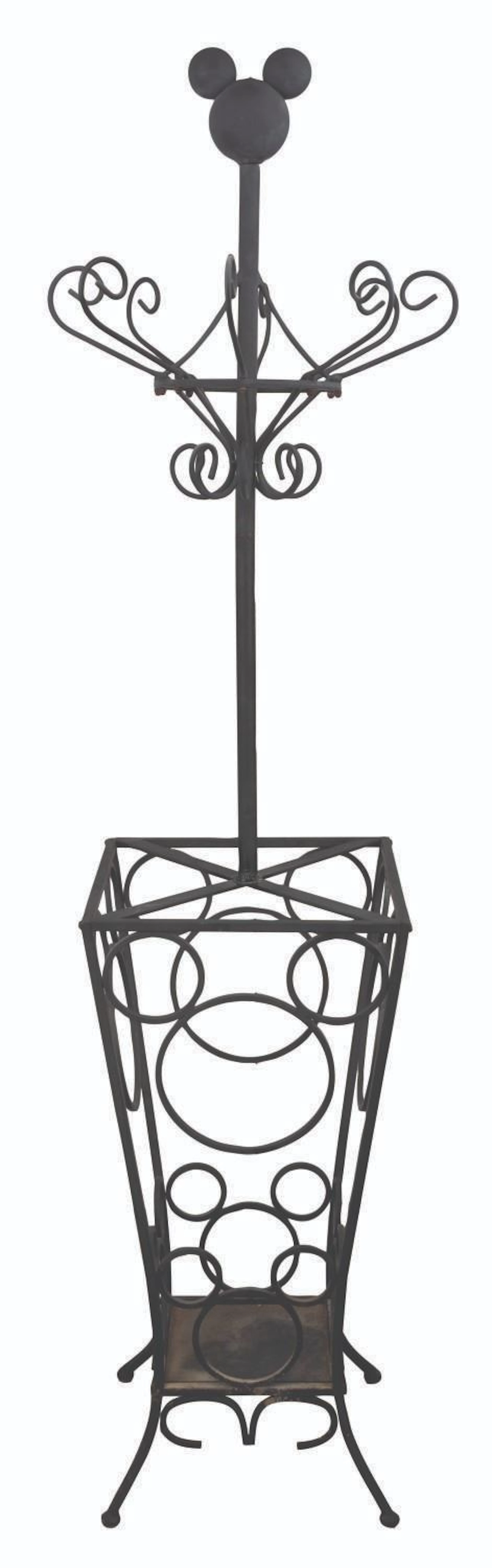 A Mickey Mouse Combination Coat Rack and Umbrella Stand.